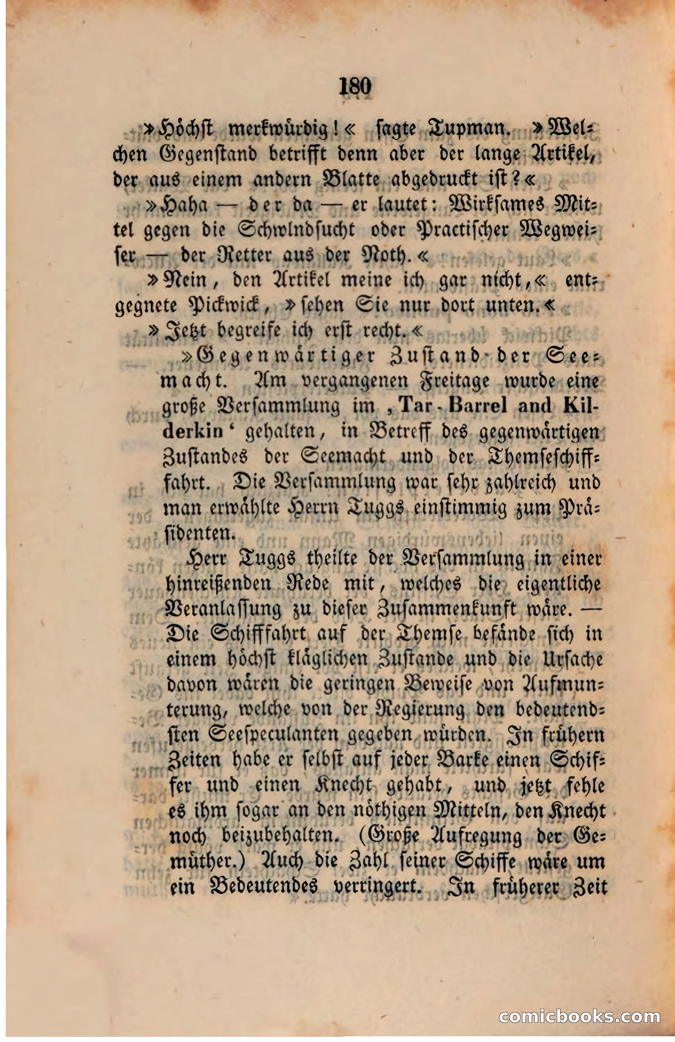 Pickwick in der Fremde (Pickwick Abroad) — page 186 of 281