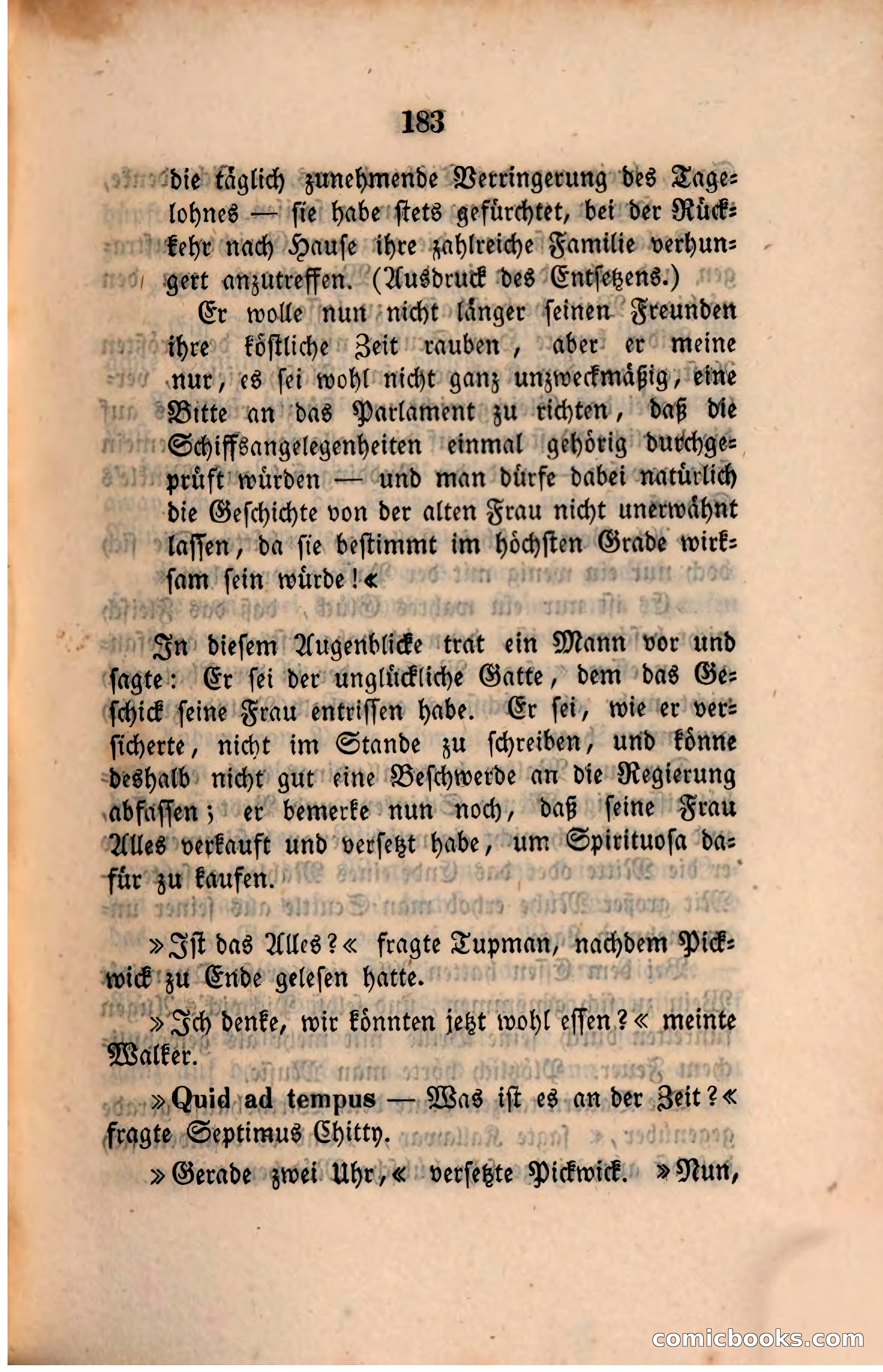 Pickwick in der Fremde (Pickwick Abroad) — page 189 of 281