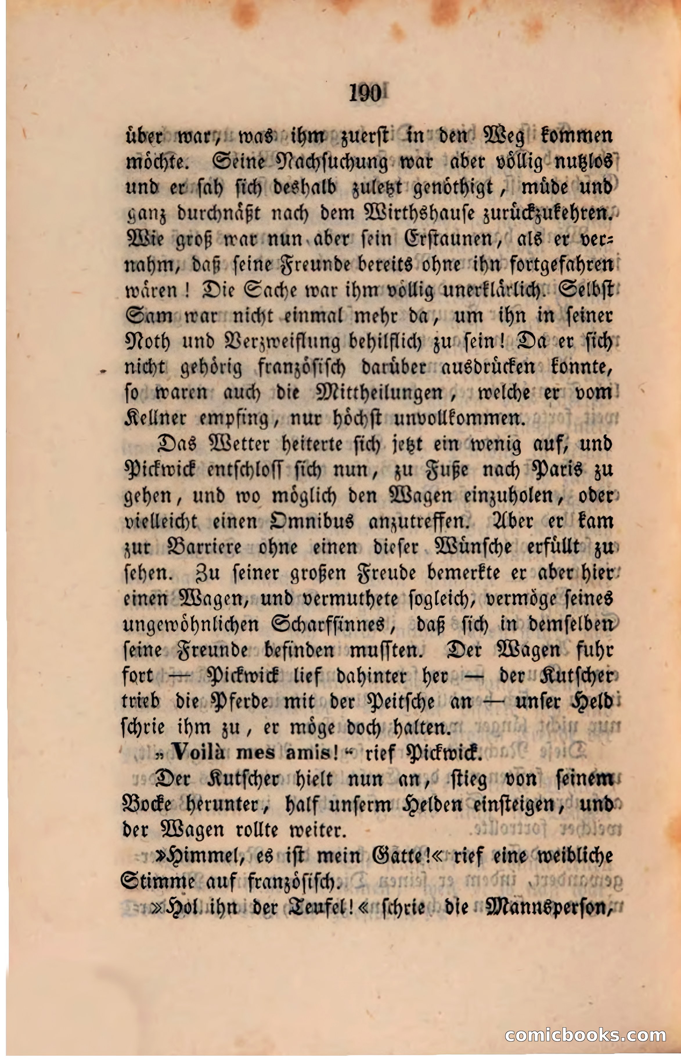 Pickwick in der Fremde (Pickwick Abroad) — page 196 of 281