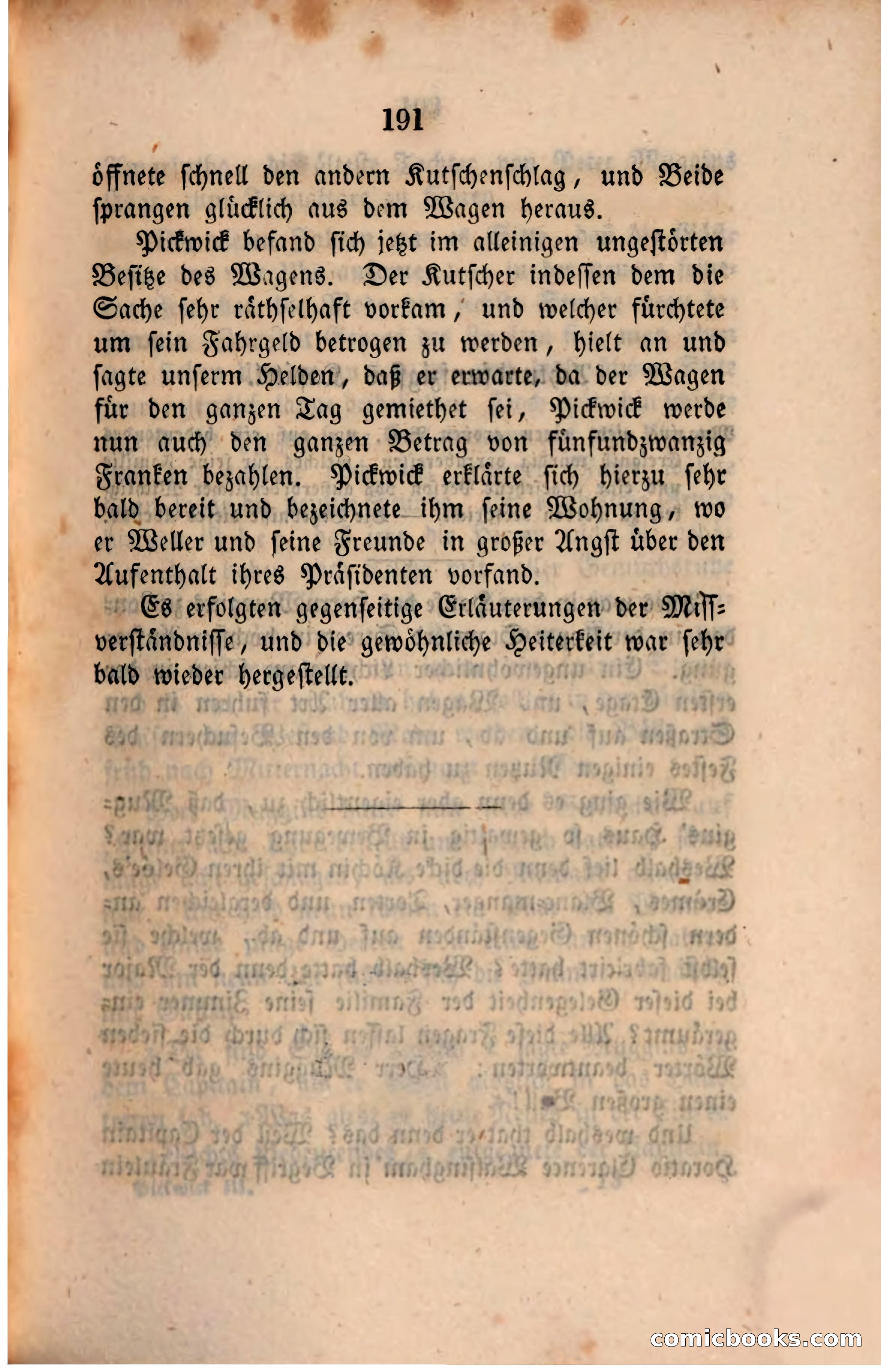 Pickwick in der Fremde (Pickwick Abroad) — page 197 of 281