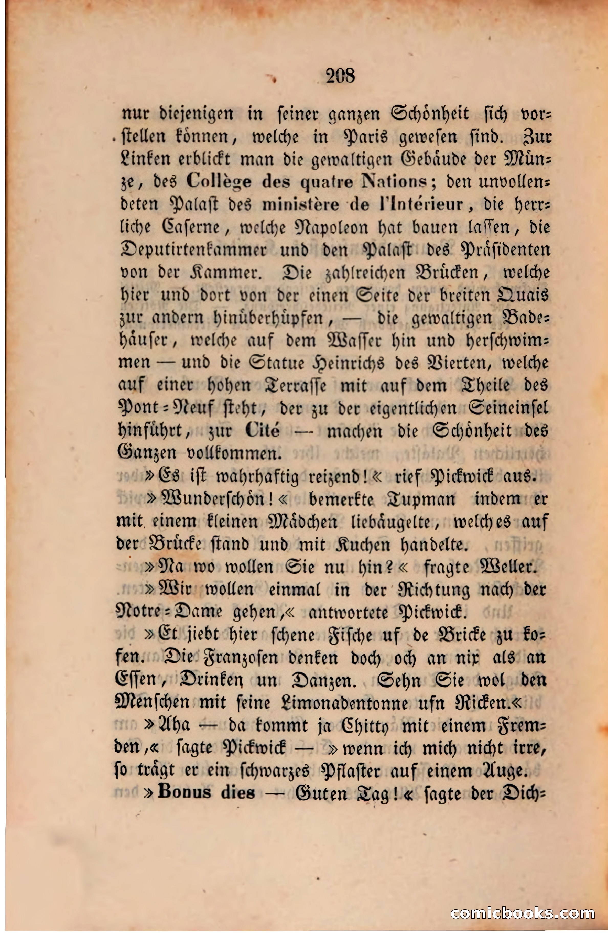 Pickwick in der Fremde (Pickwick Abroad) — page 214 of 281