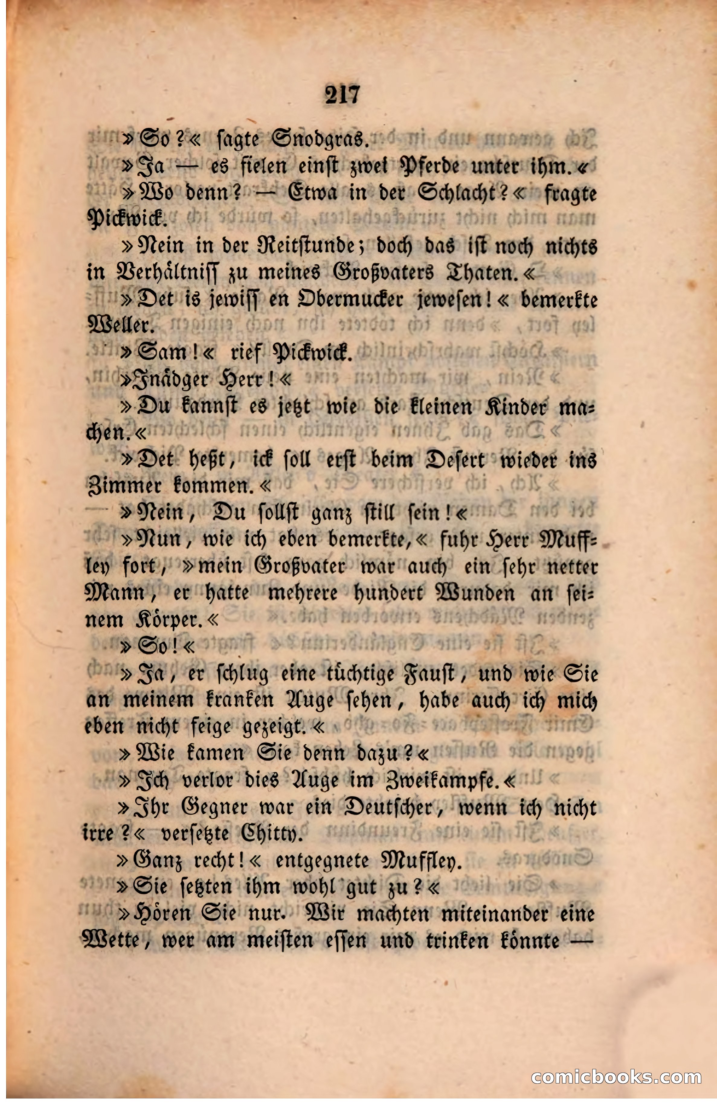 Pickwick in der Fremde (Pickwick Abroad) — page 223 of 281