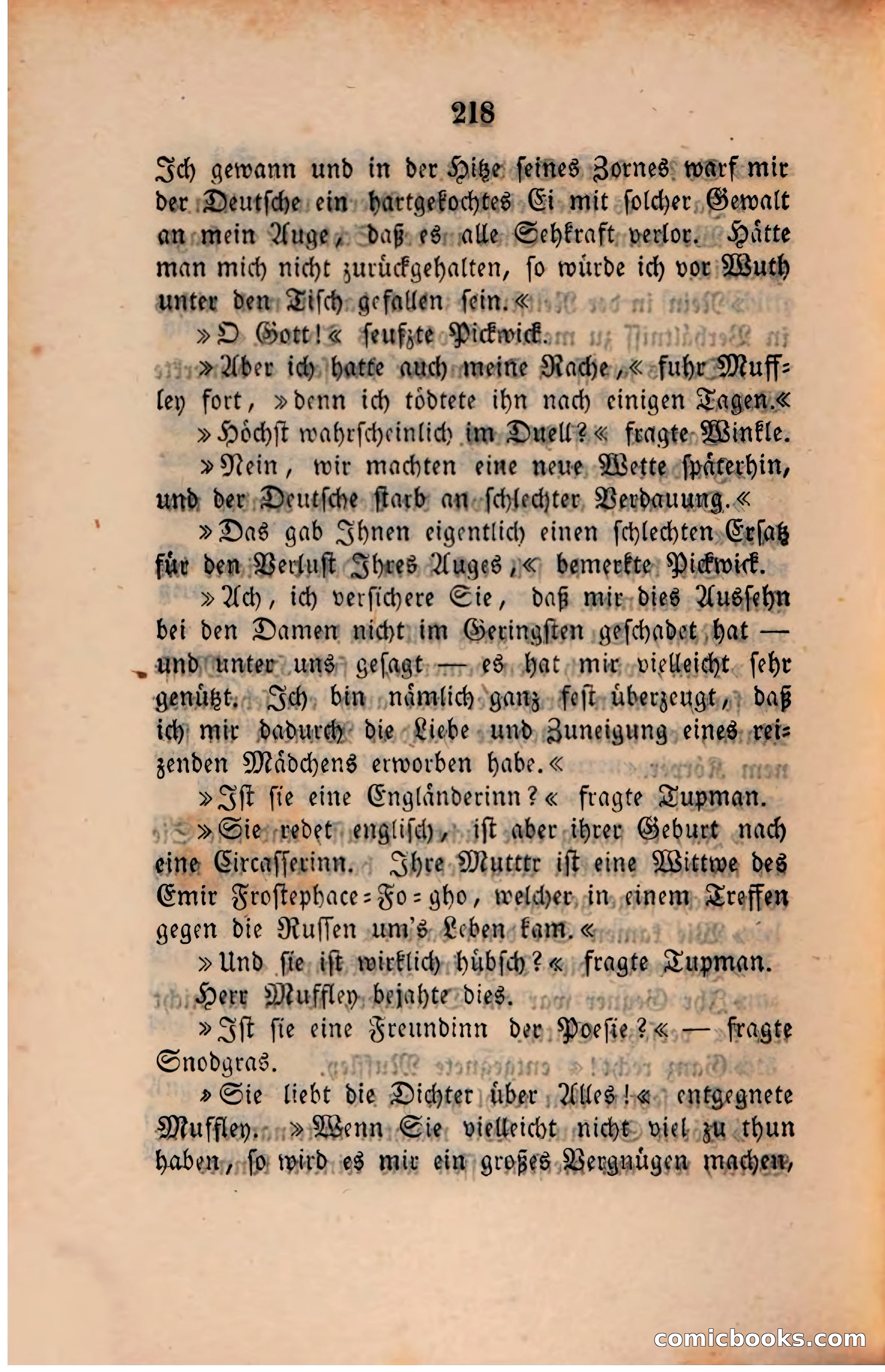 Pickwick in der Fremde (Pickwick Abroad) — page 224 of 281