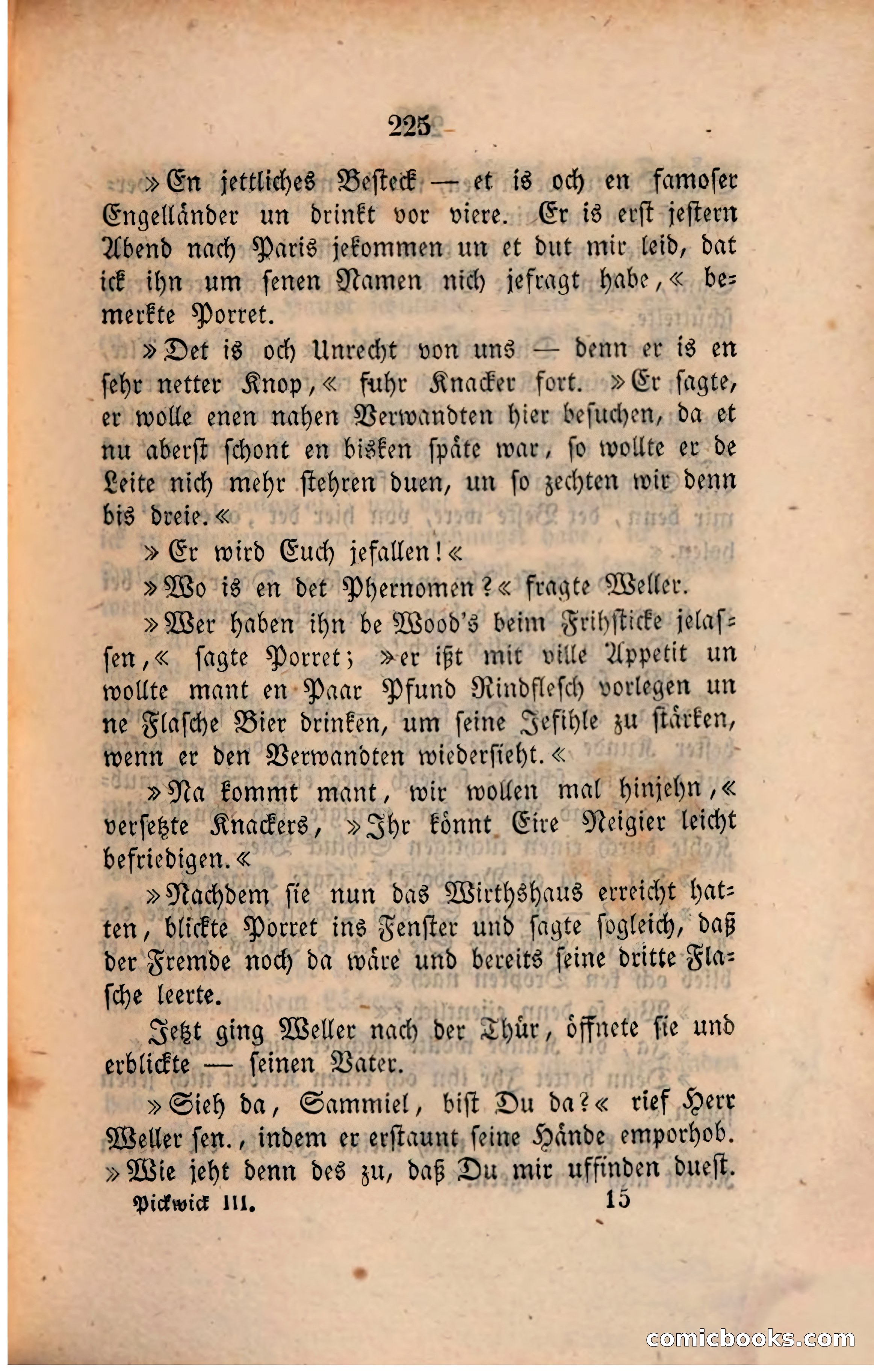 Pickwick in der Fremde (Pickwick Abroad) — page 231 of 281