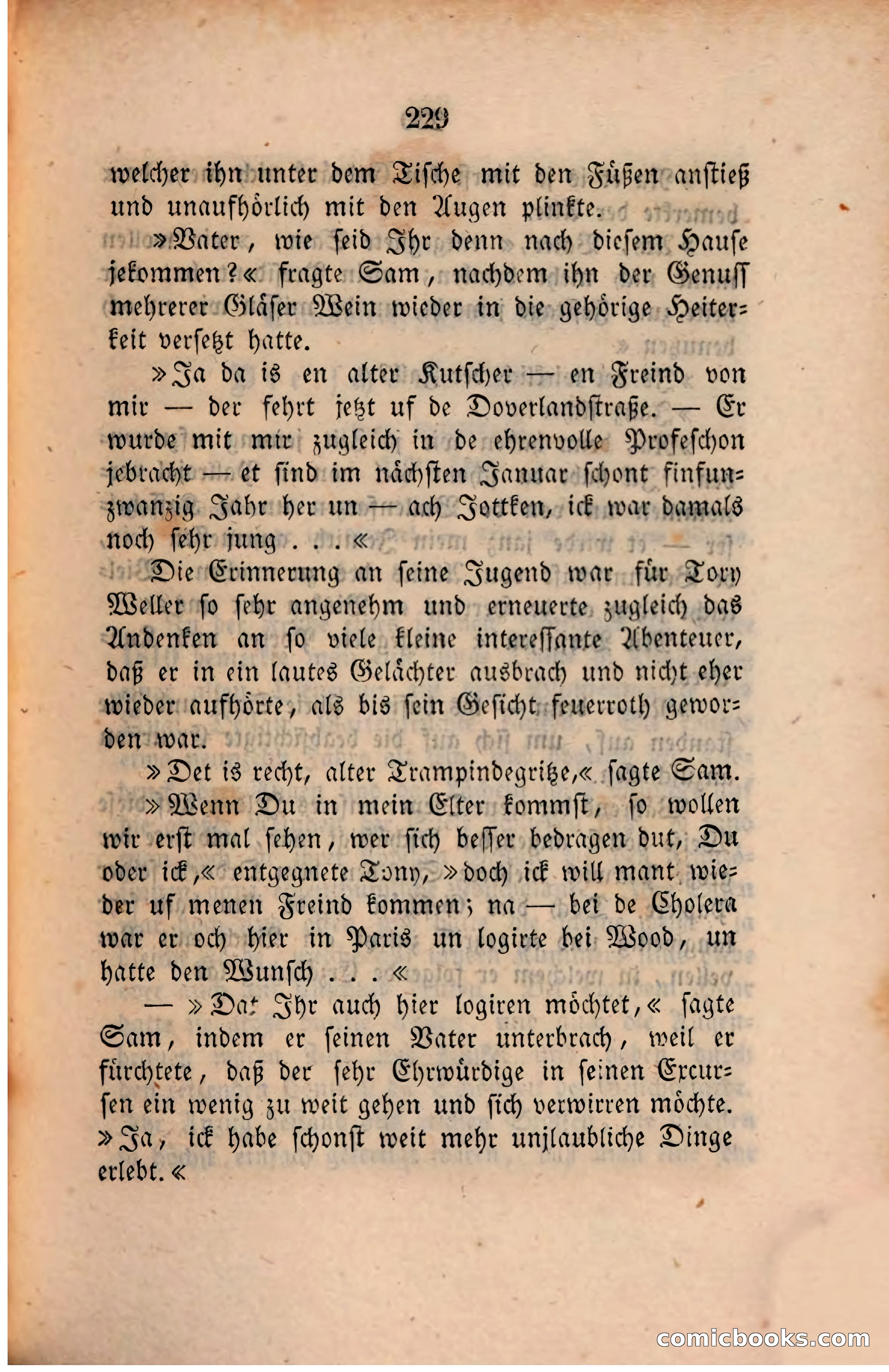 Pickwick in der Fremde (Pickwick Abroad) — page 235 of 281