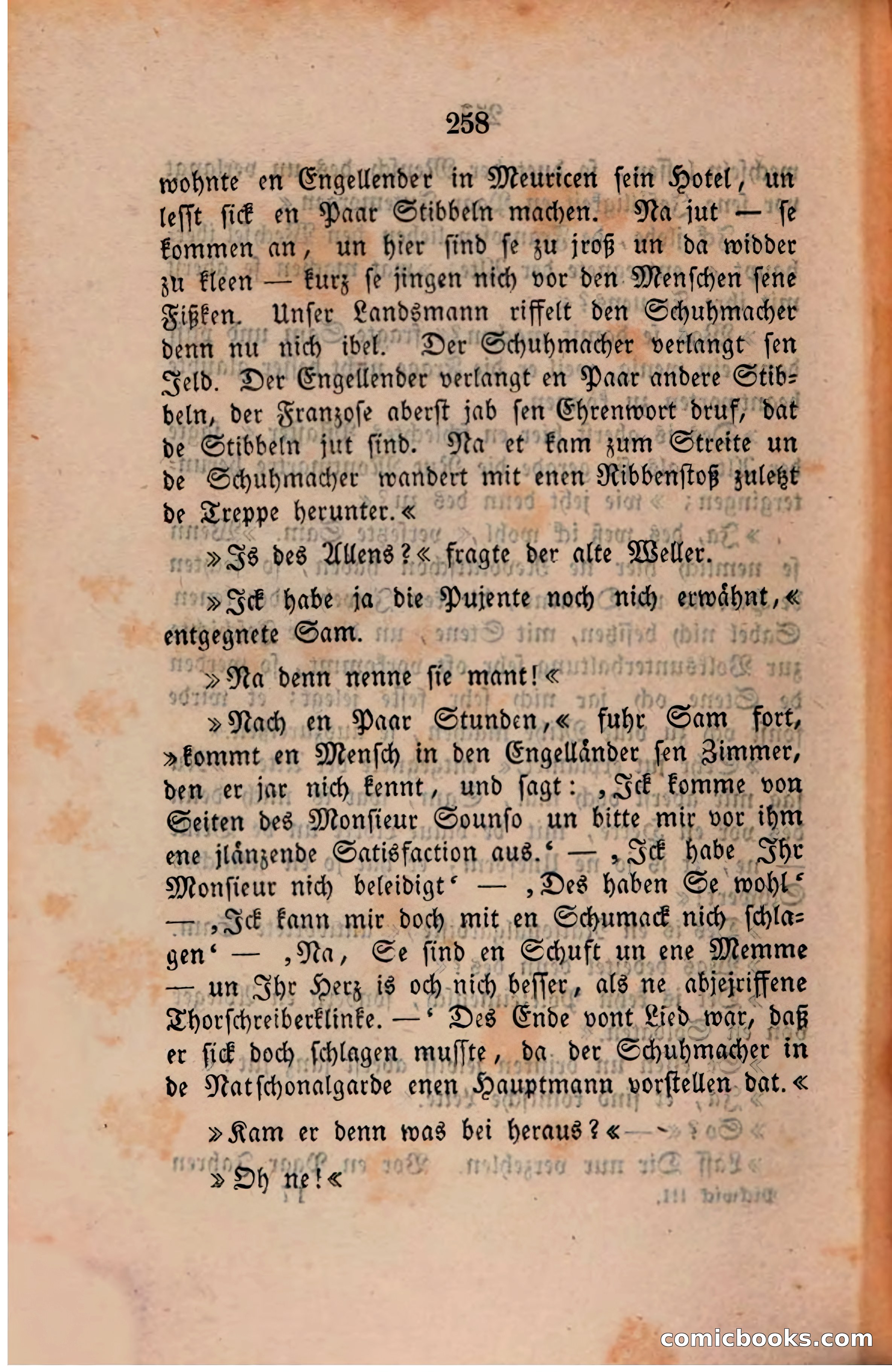 Pickwick in der Fremde (Pickwick Abroad) — page 266 of 281
