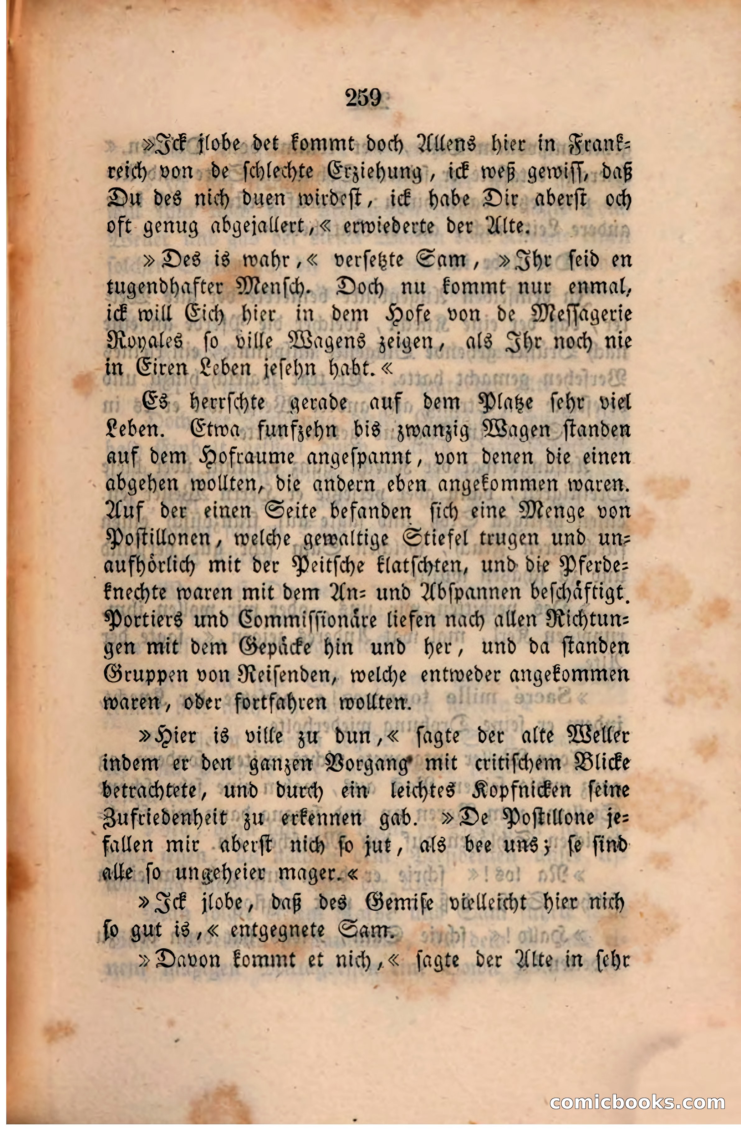 Pickwick in der Fremde (Pickwick Abroad) — page 267 of 281