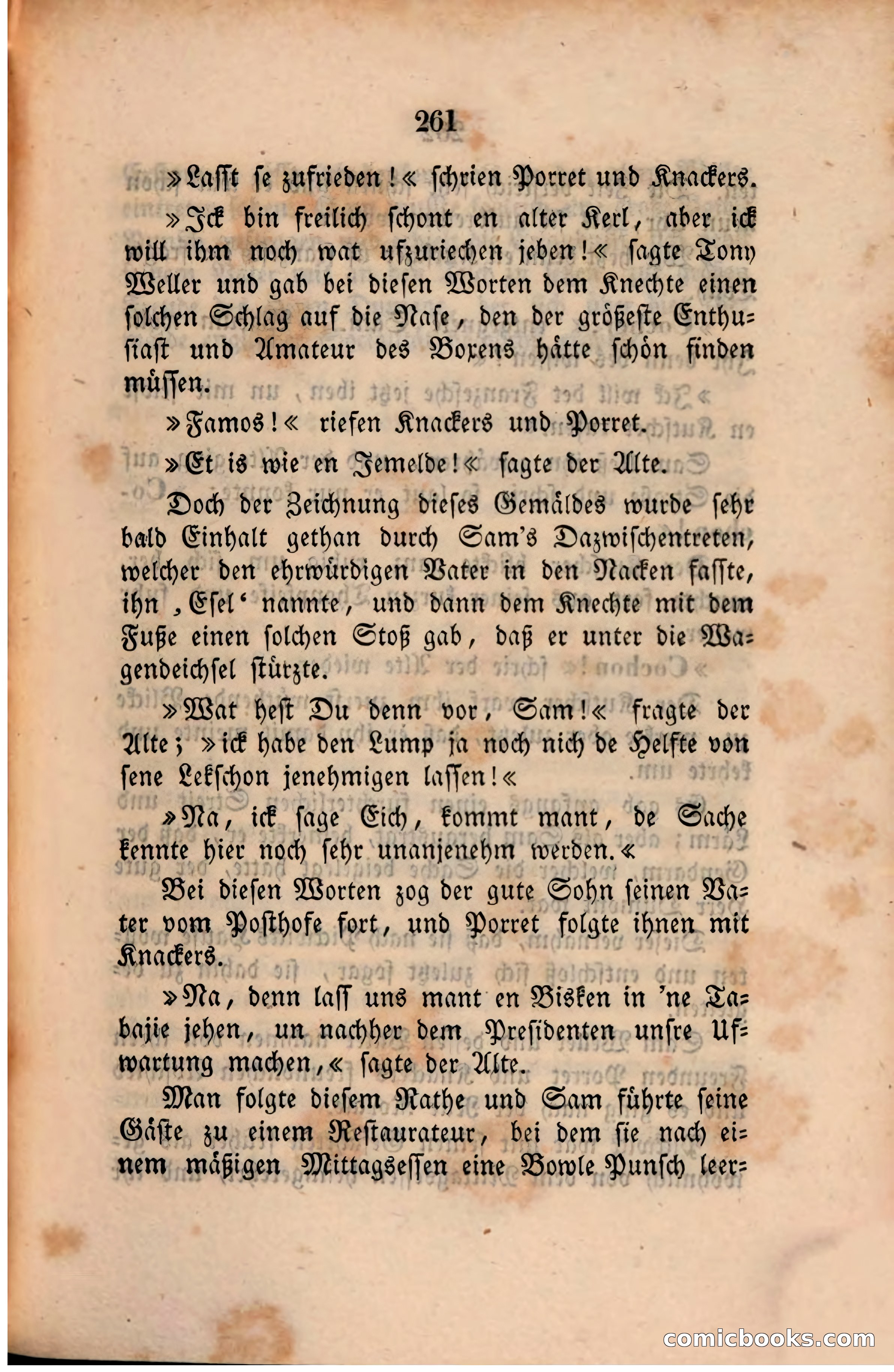 Pickwick in der Fremde (Pickwick Abroad) — page 269 of 281