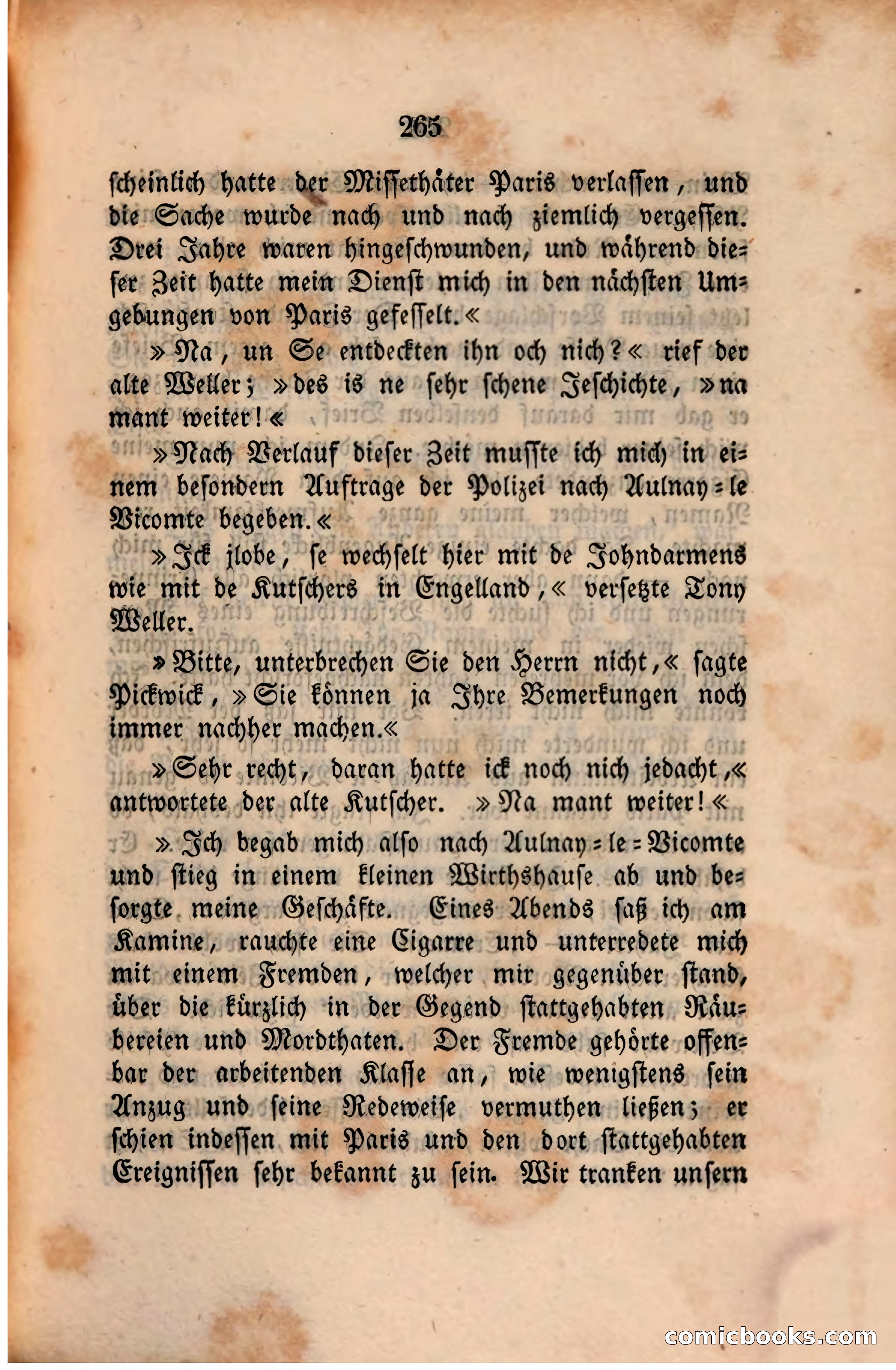 Pickwick in der Fremde (Pickwick Abroad) — page 273 of 281