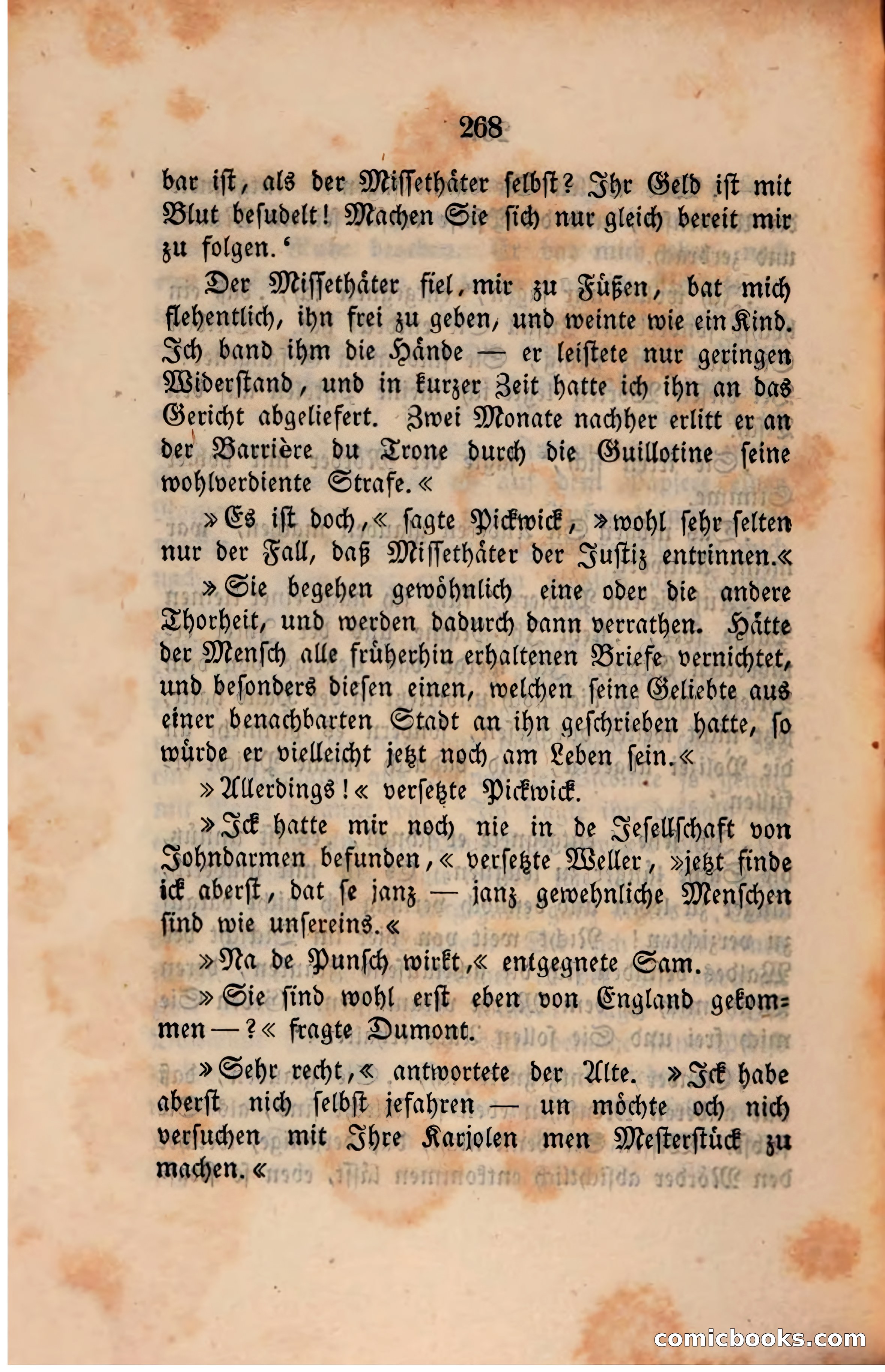 Pickwick in der Fremde (Pickwick Abroad) — page 276 of 281