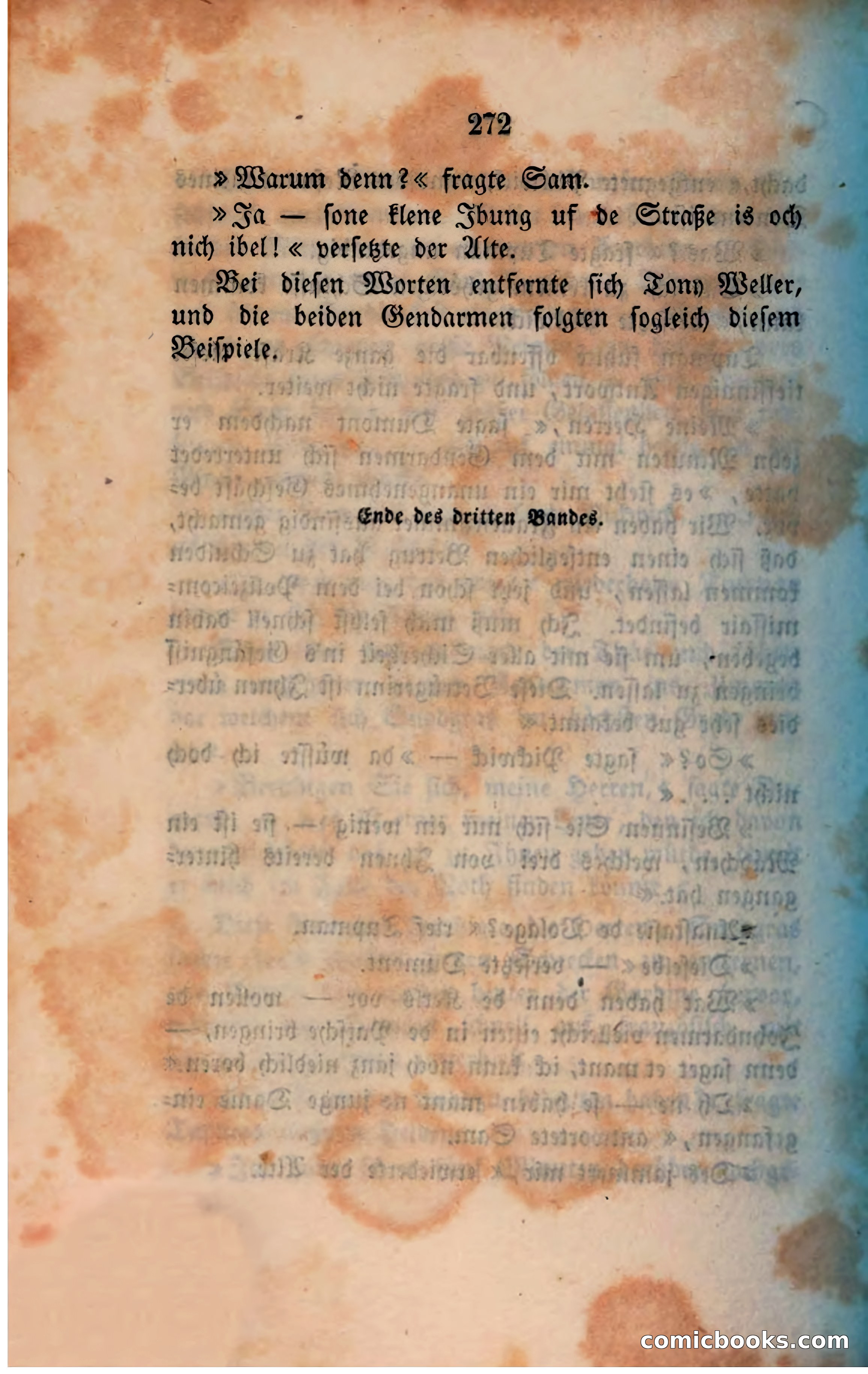 Pickwick in der Fremde (Pickwick Abroad) — page 280 of 281