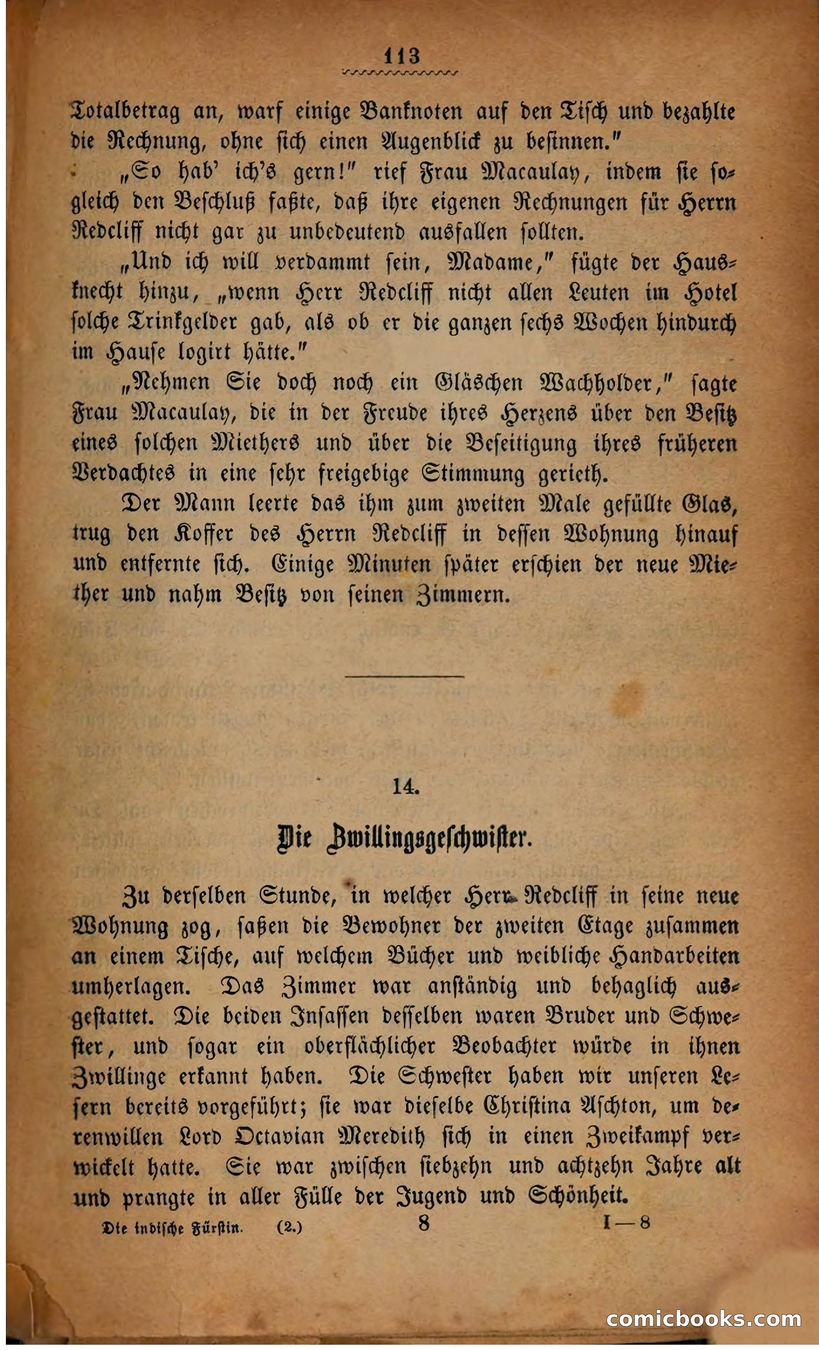 Die Indische Fürstin oder Geheimnissvolle Verbrechen — page 117 of 386