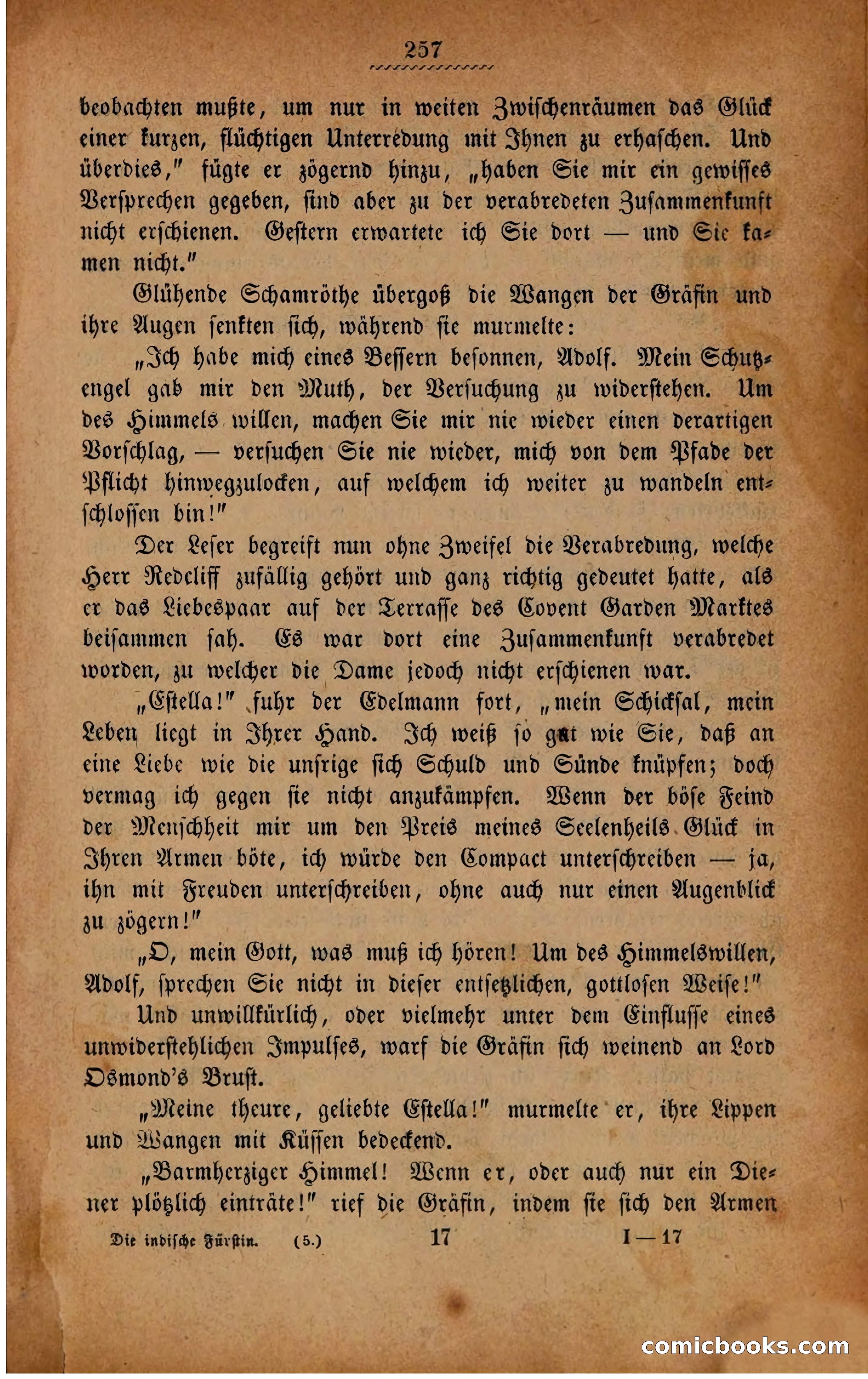 Die Indische Fürstin oder Geheimnissvolle Verbrechen — page 261 of 386