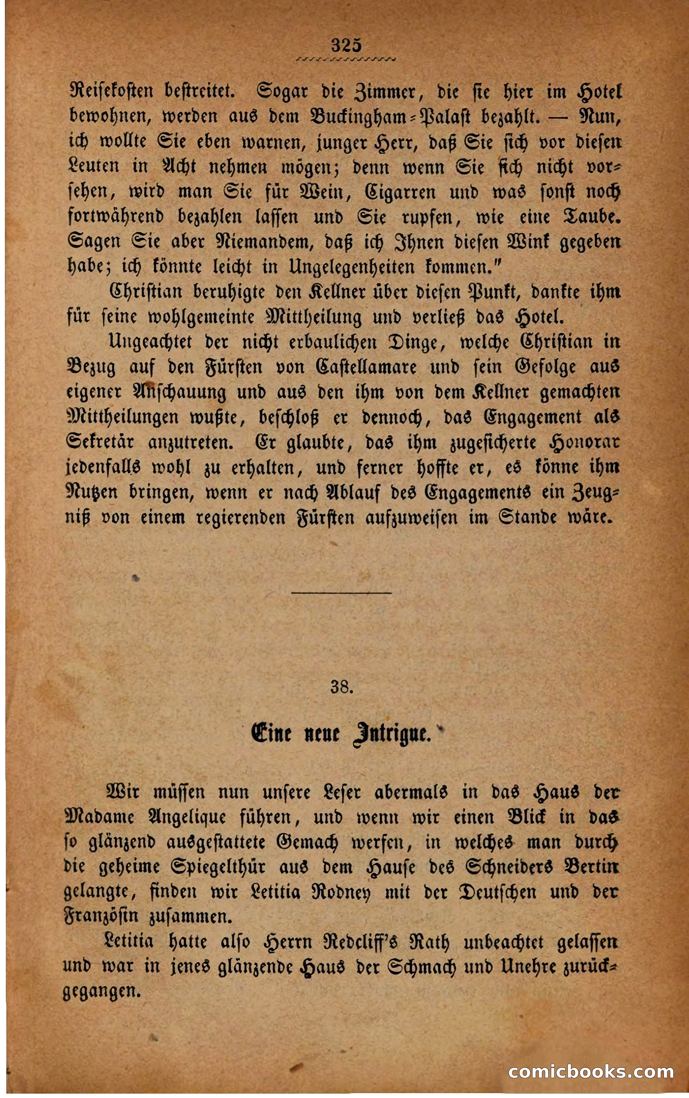 Die Indische Fürstin oder Geheimnissvolle Verbrechen — page 329 of 386