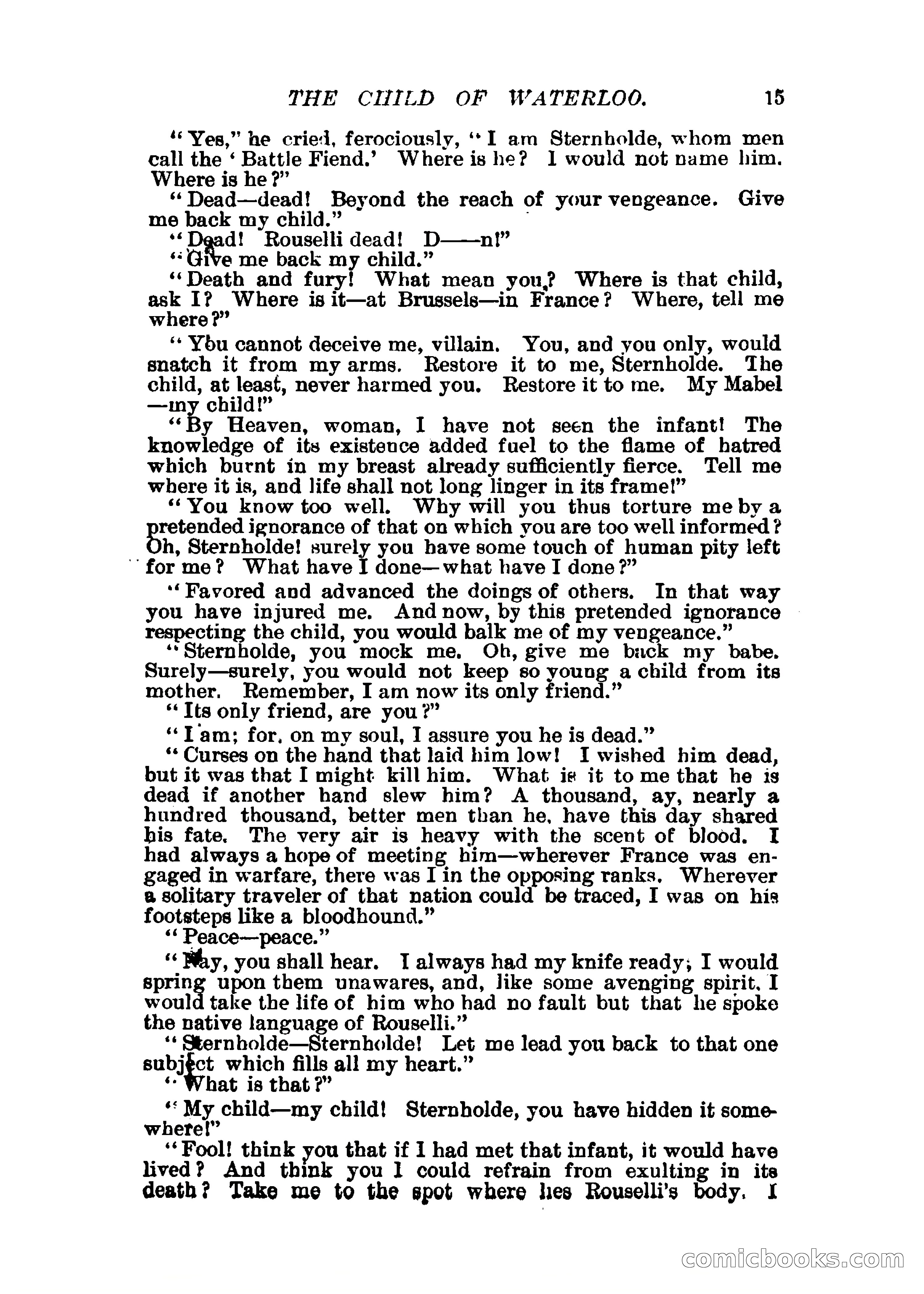 The Child of Waterloo, or, The Horrors of the Battle-Field — page 18 of 308