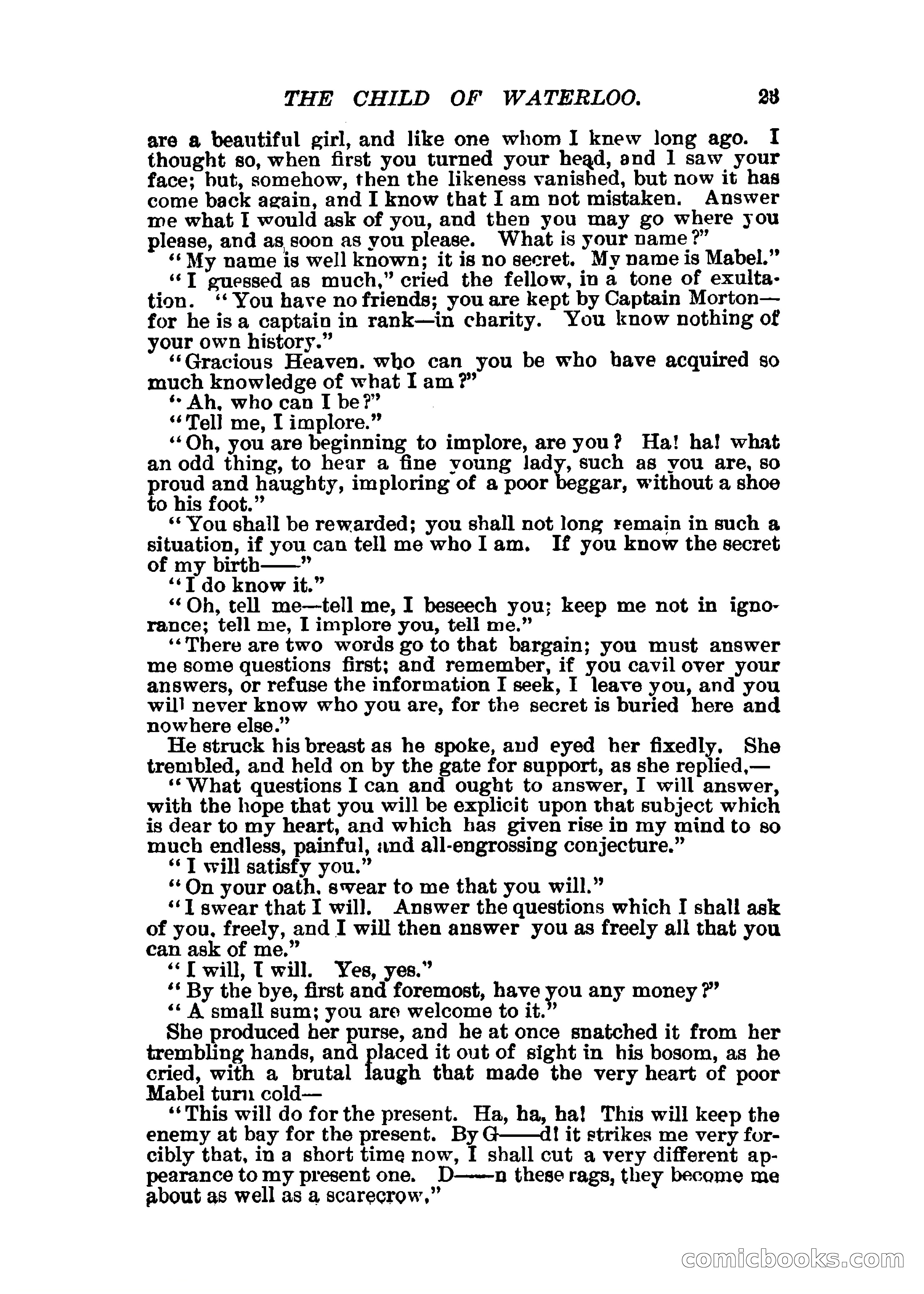 The Child of Waterloo, or, The Horrors of the Battle-Field — page 26 of 308
