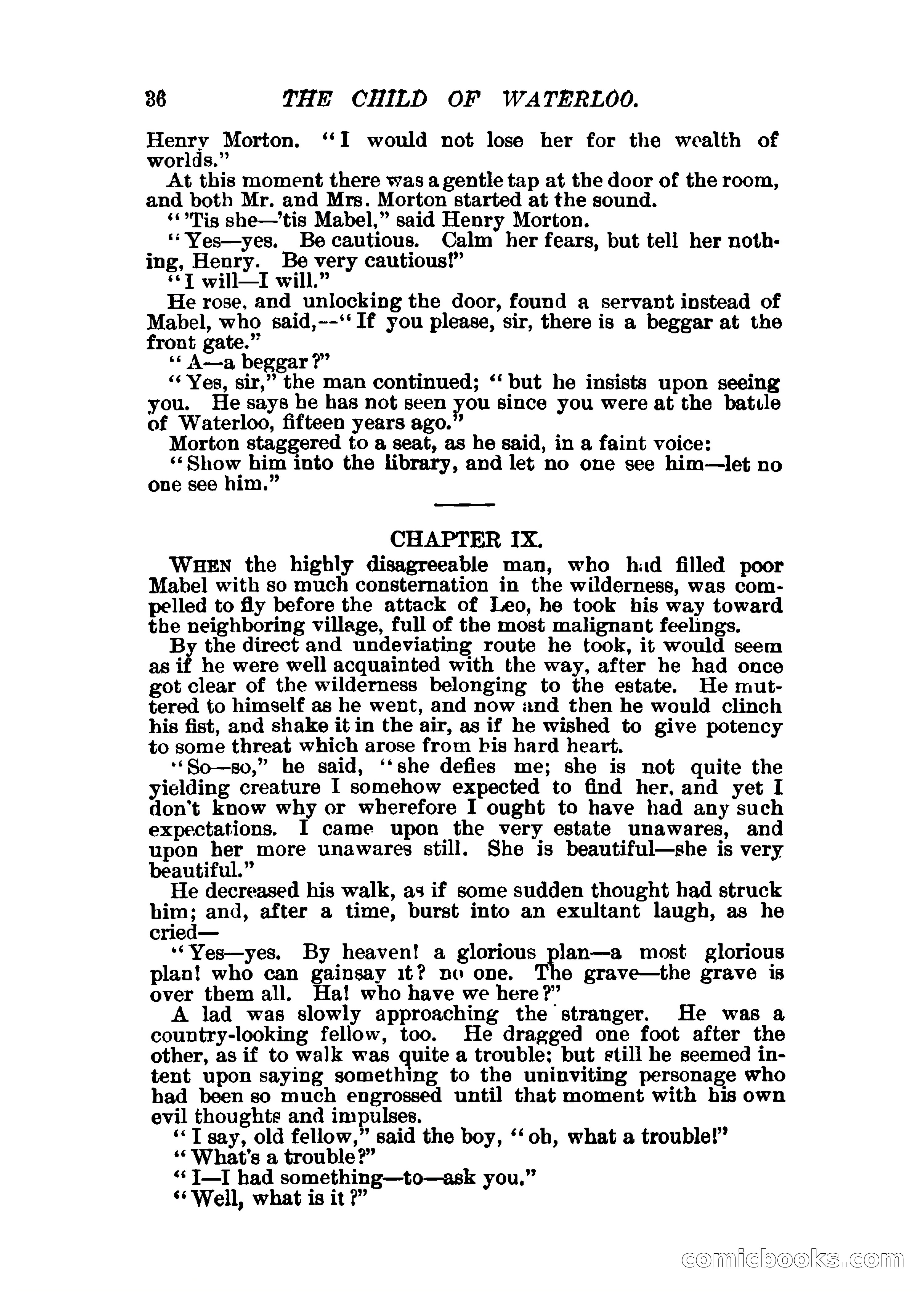 The Child of Waterloo, or, The Horrors of the Battle-Field — page 39 of 308