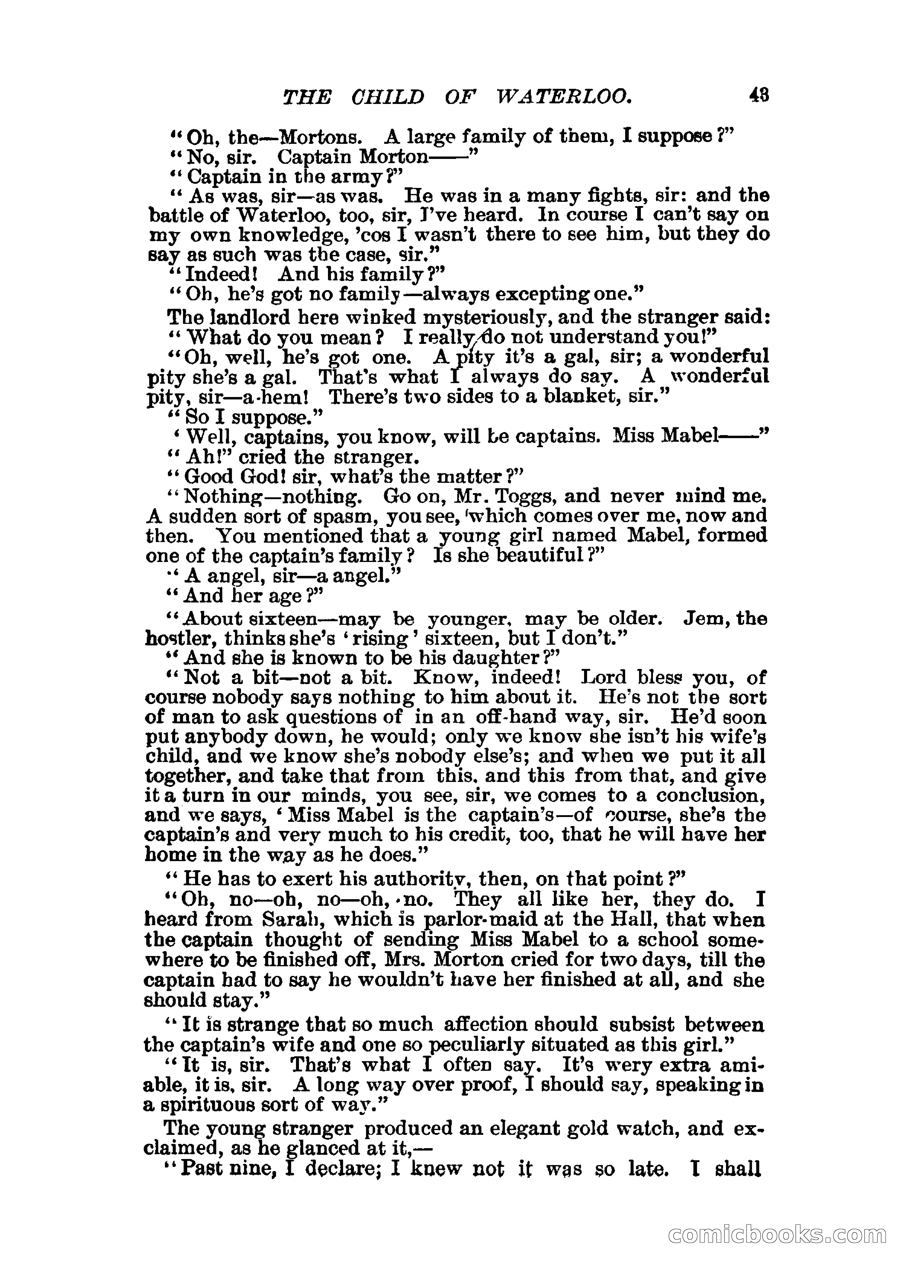 The Child of Waterloo, or, The Horrors of the Battle-Field — page 46 of 308