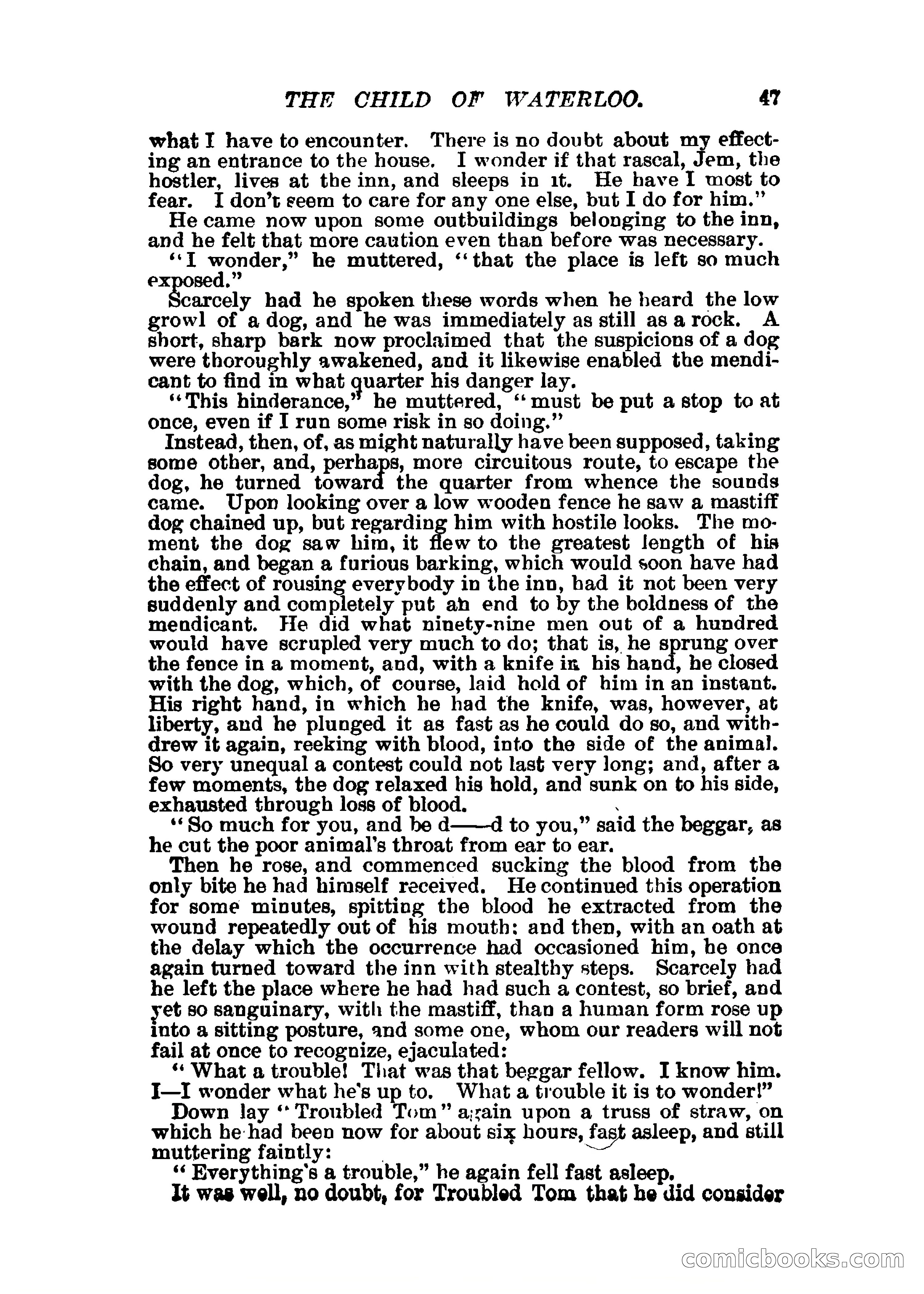 The Child of Waterloo, or, The Horrors of the Battle-Field — page 50 of 308