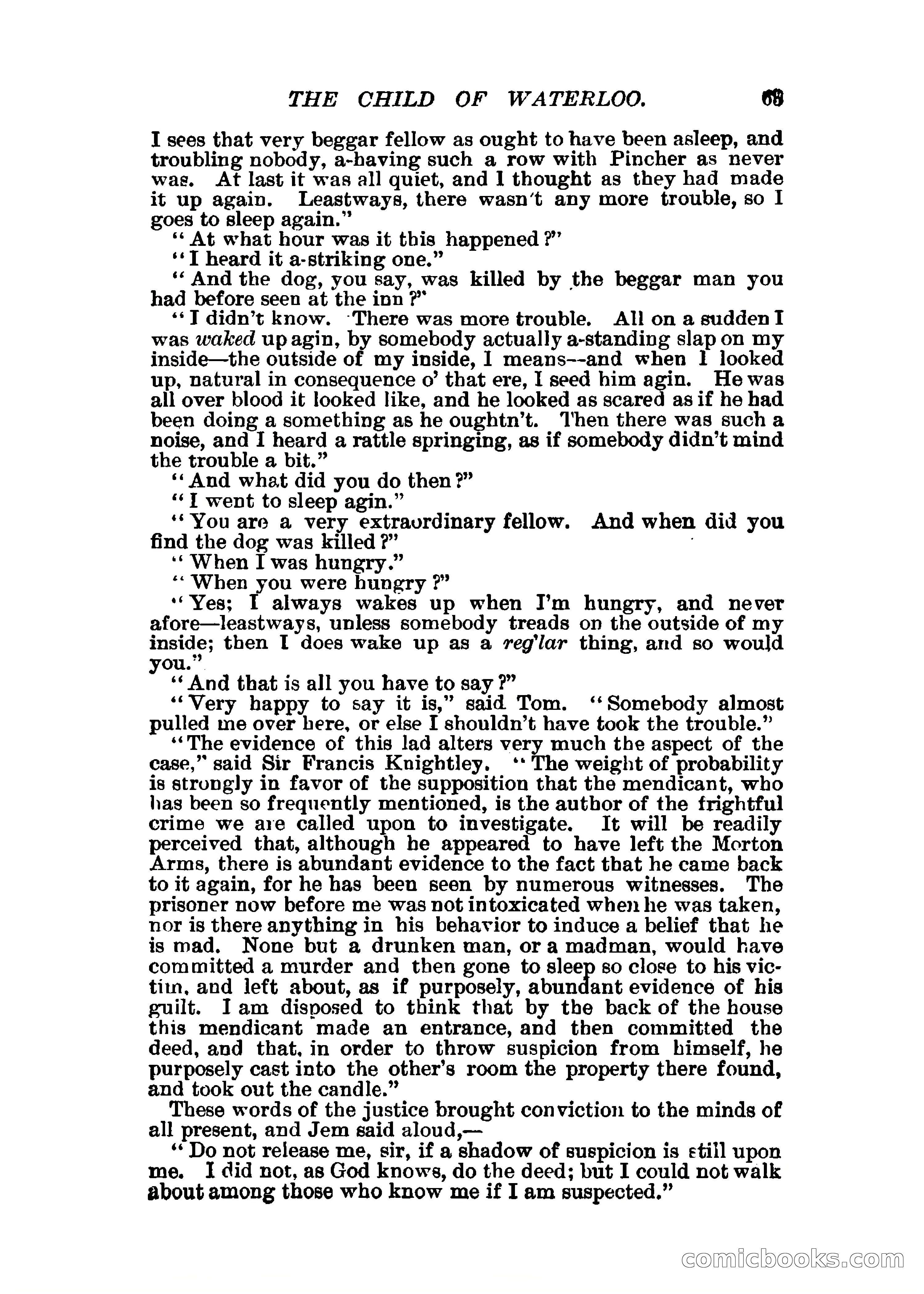 The Child of Waterloo, or, The Horrors of the Battle-Field — page 66 of 308