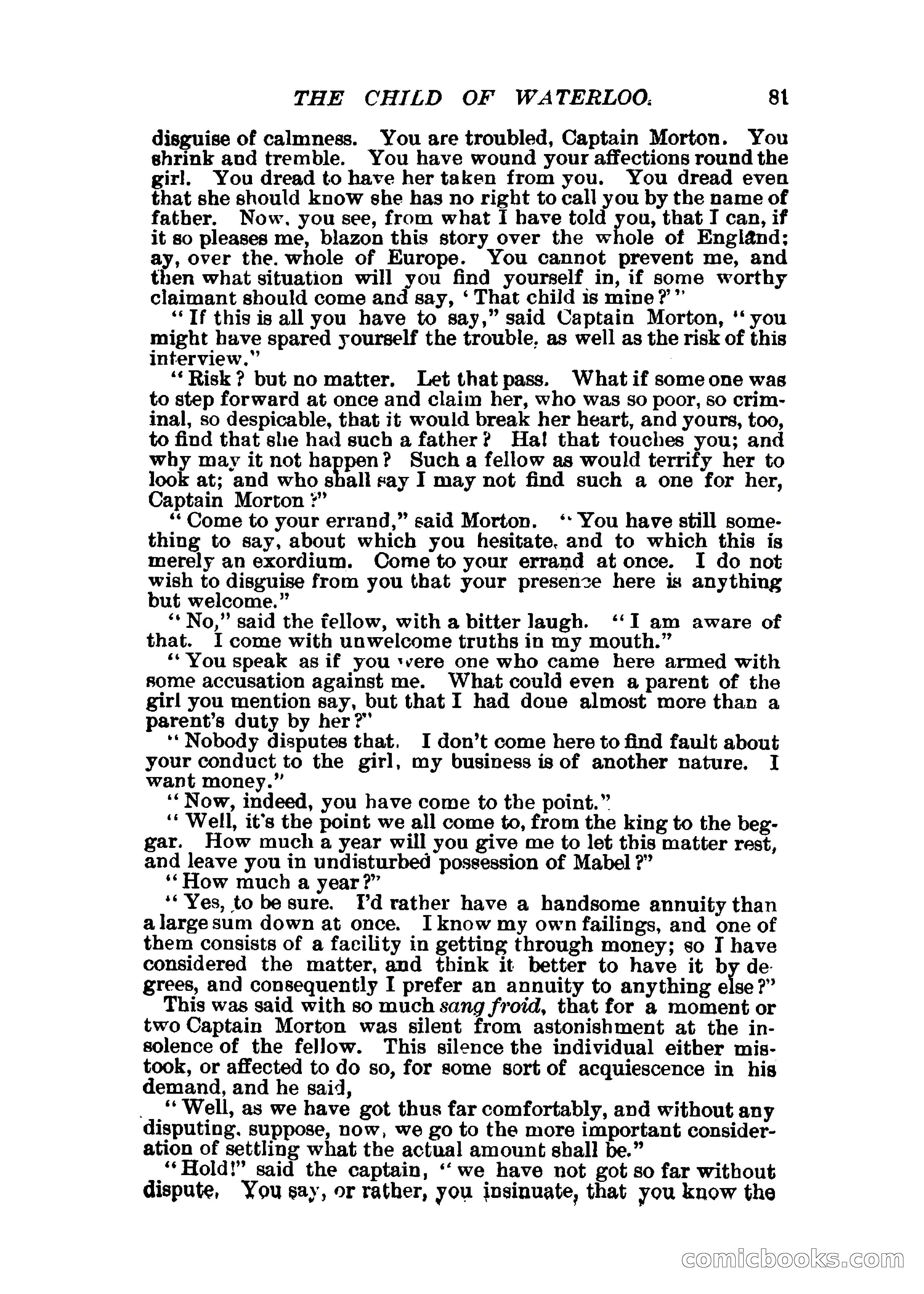 The Child of Waterloo, or, The Horrors of the Battle-Field — page 84 of 308