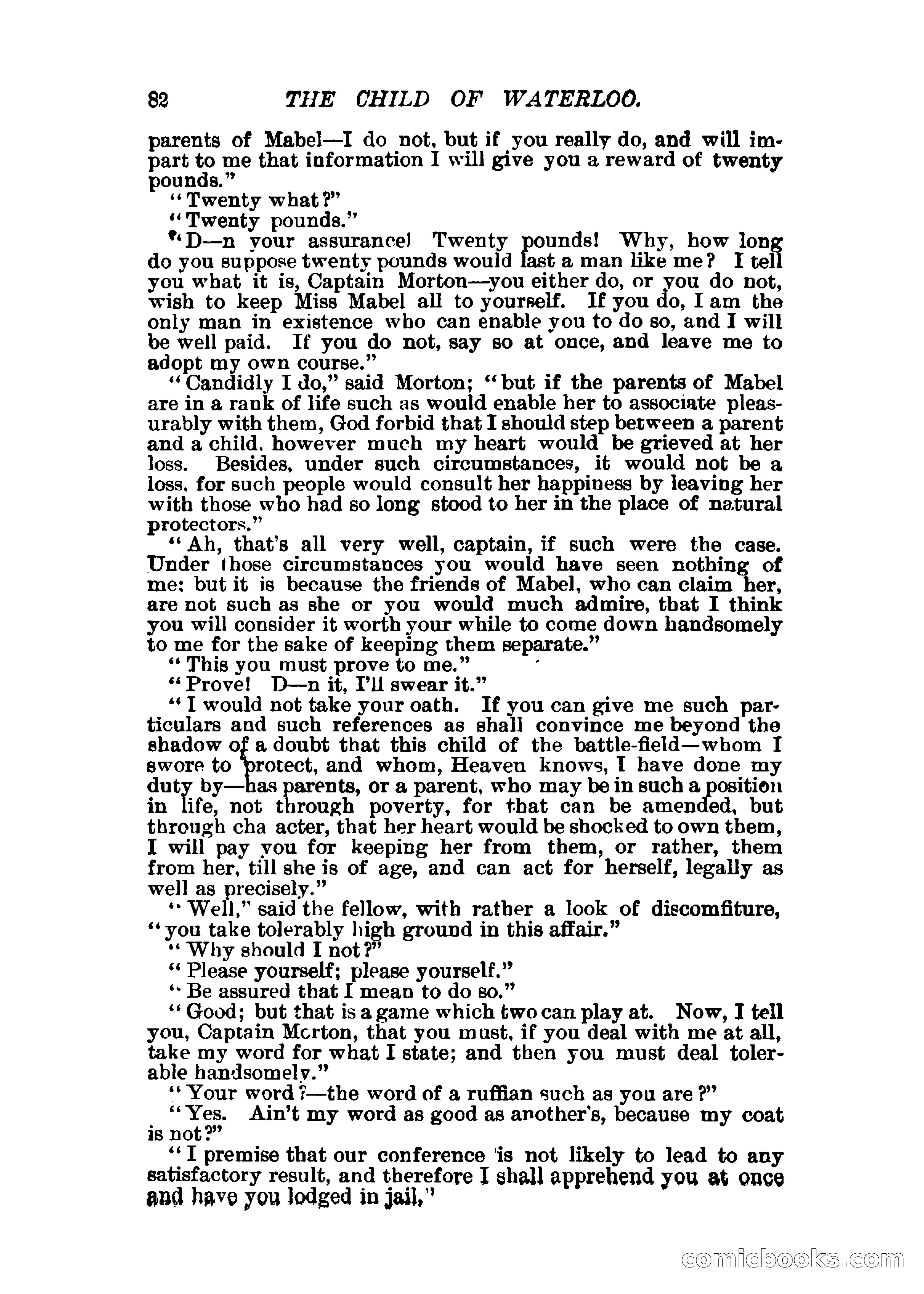 The Child of Waterloo, or, The Horrors of the Battle-Field — page 85 of 308