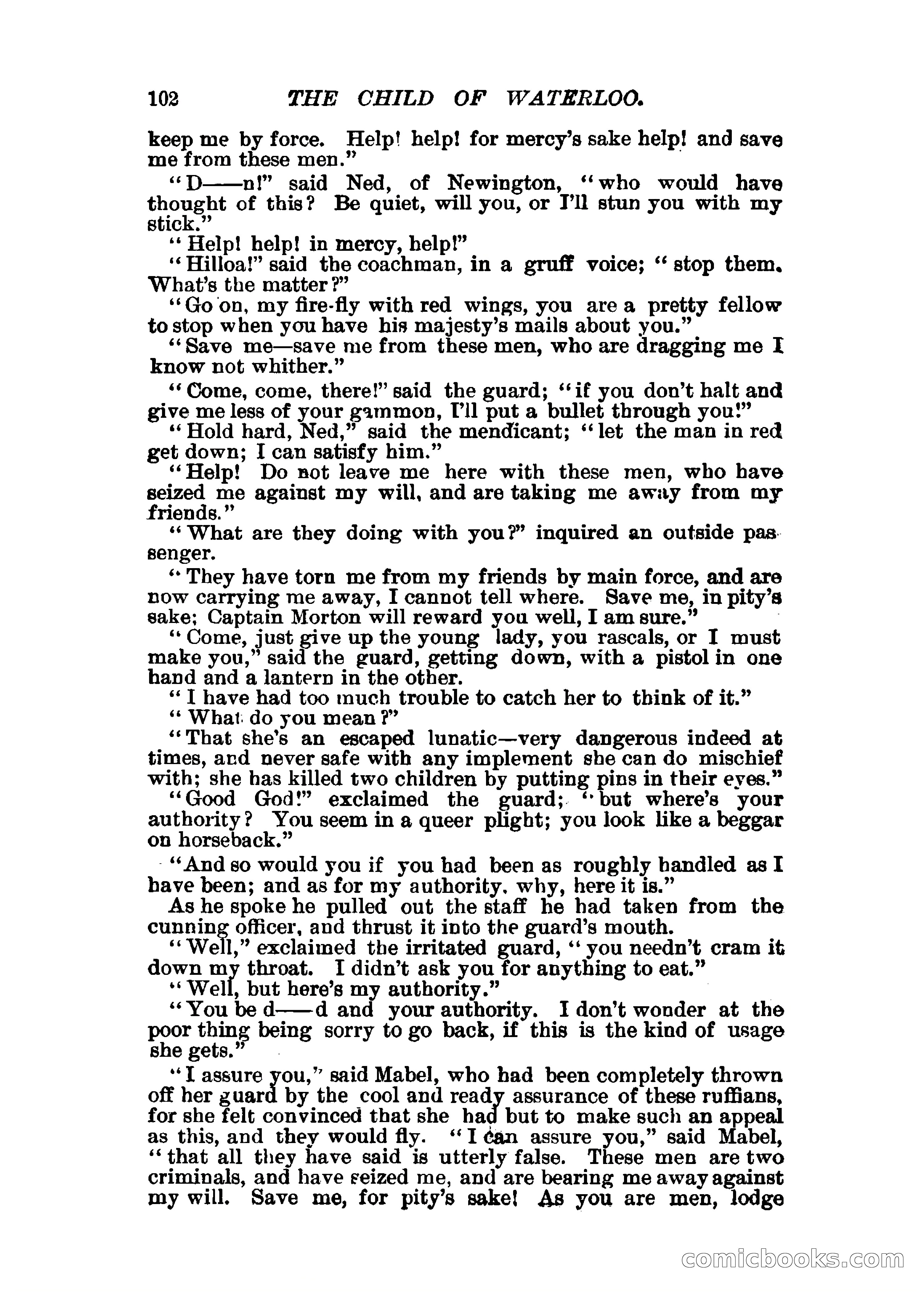 The Child of Waterloo, or, The Horrors of the Battle-Field — page 105 of 308