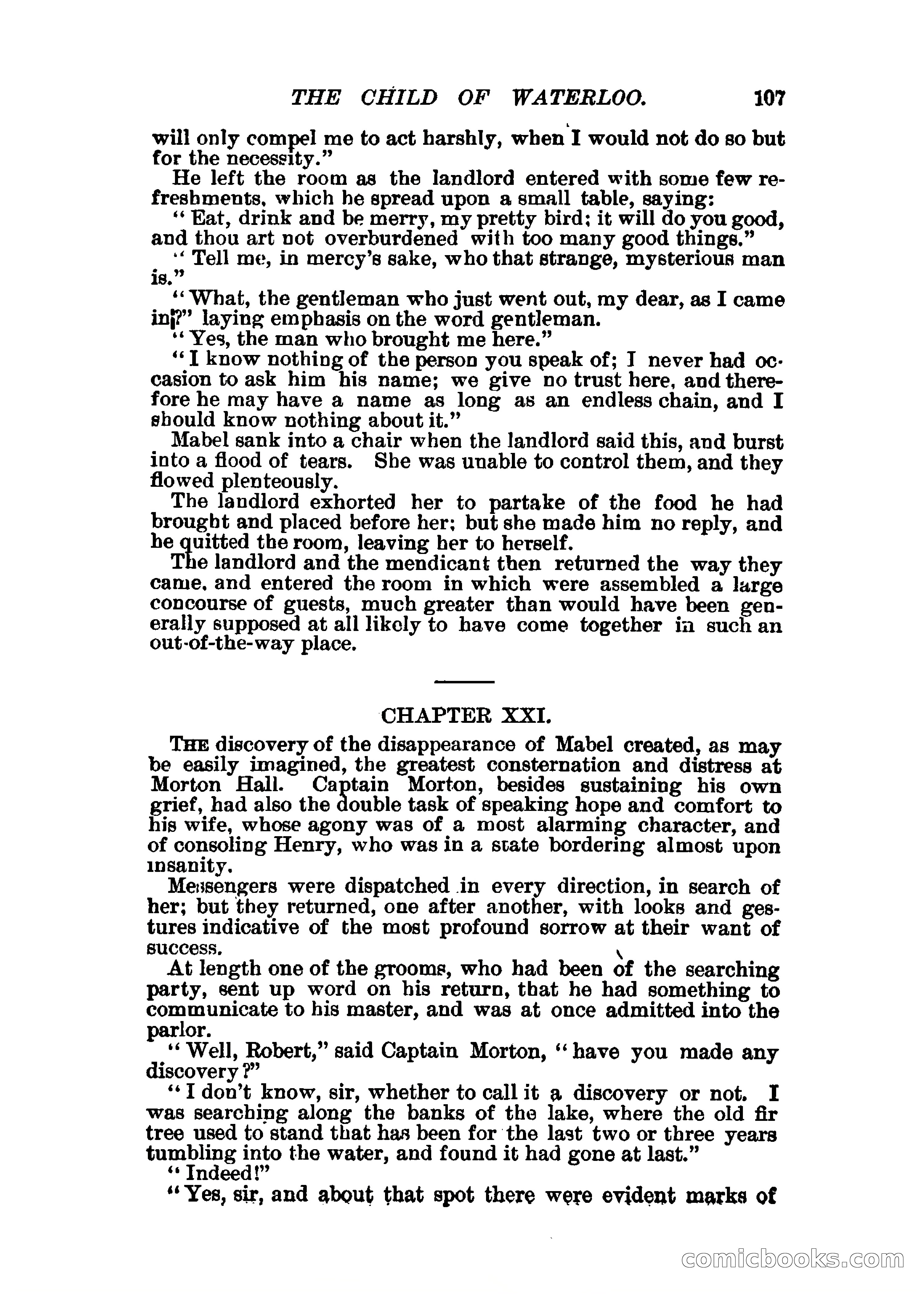 The Child of Waterloo, or, The Horrors of the Battle-Field — page 110 of 308
