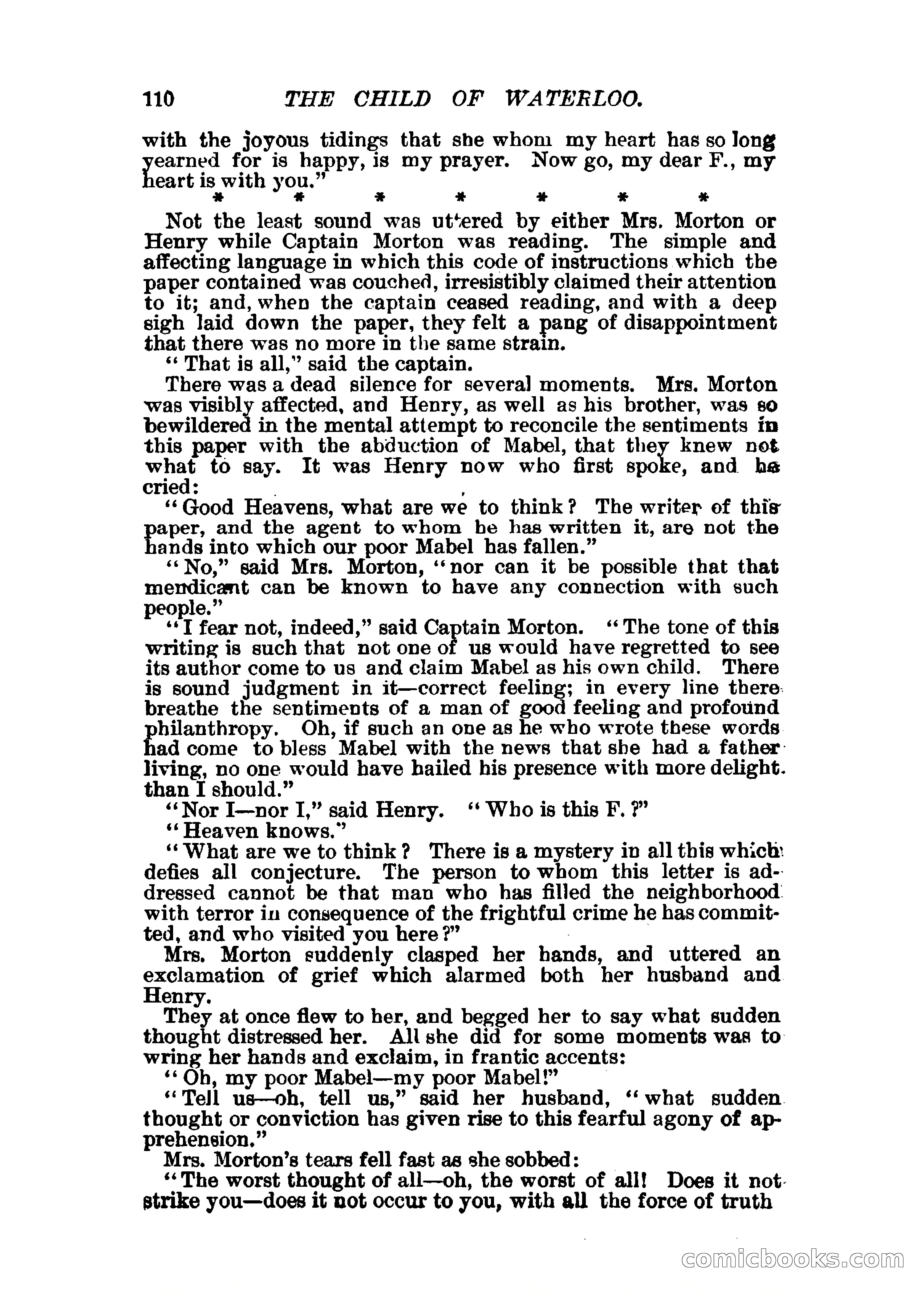 The Child of Waterloo, or, The Horrors of the Battle-Field — page 113 of 308