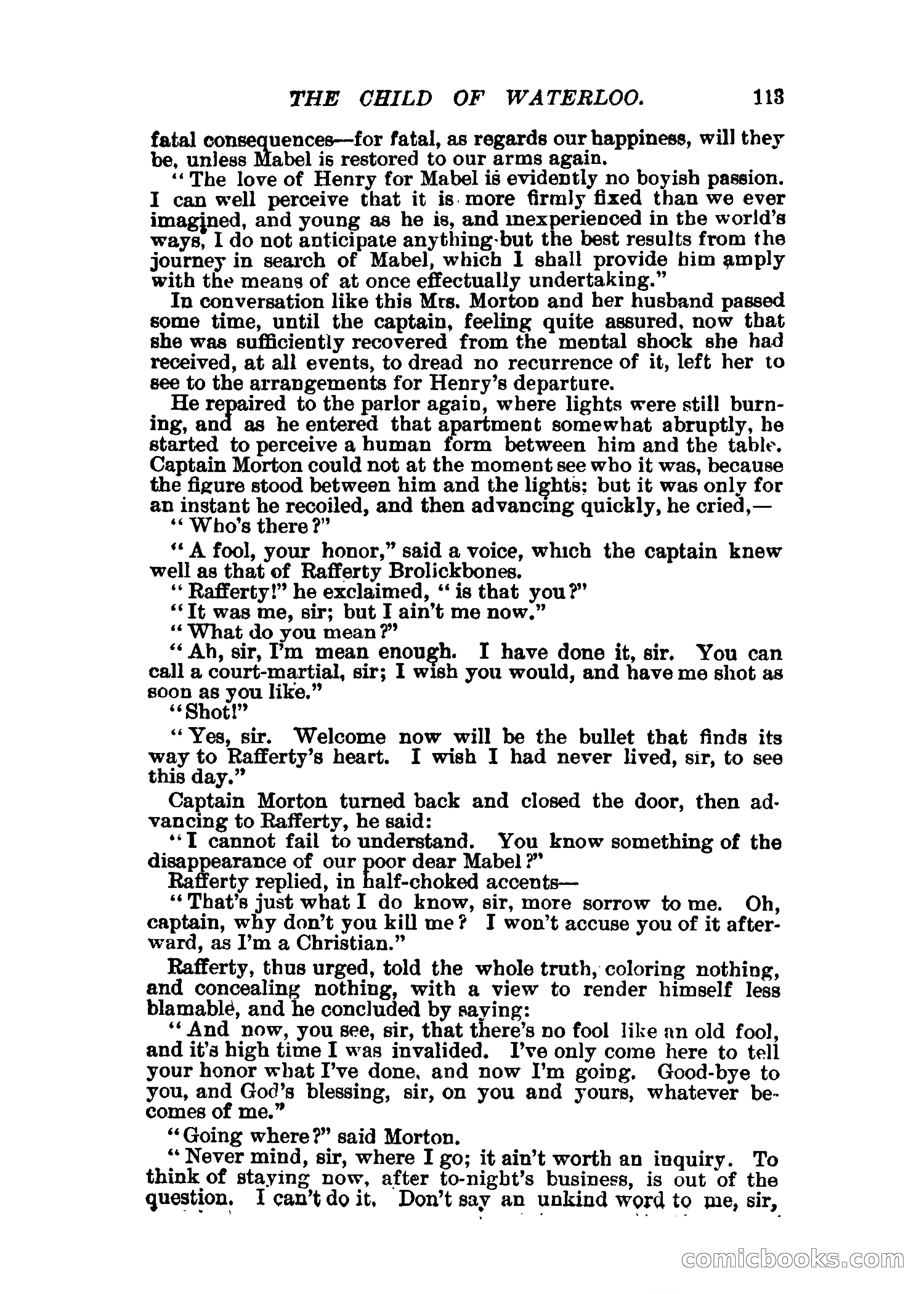 The Child of Waterloo, or, The Horrors of the Battle-Field — page 116 of 308