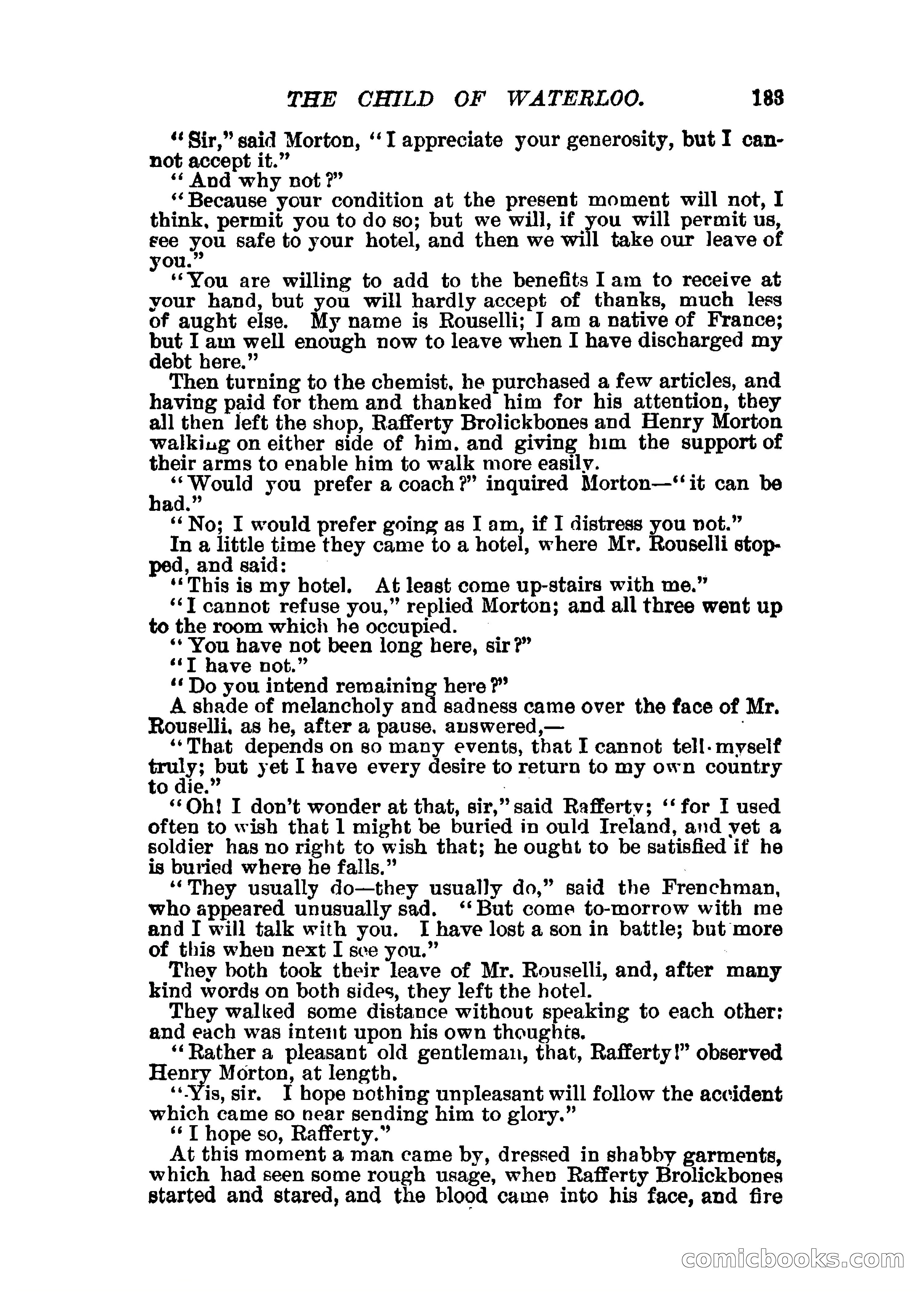 The Child of Waterloo, or, The Horrors of the Battle-Field — page 136 of 308