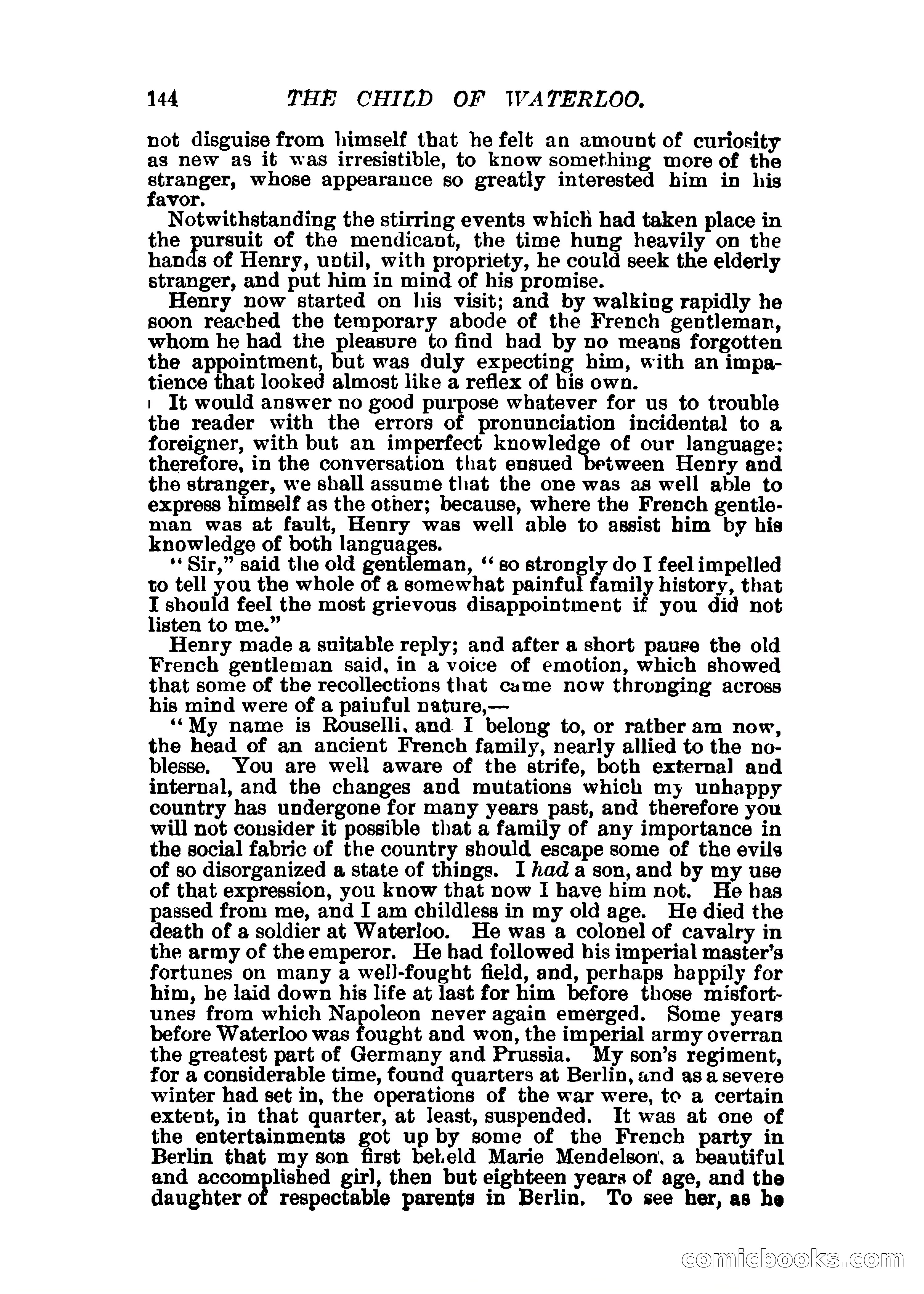 The Child of Waterloo, or, The Horrors of the Battle-Field — page 147 of 308