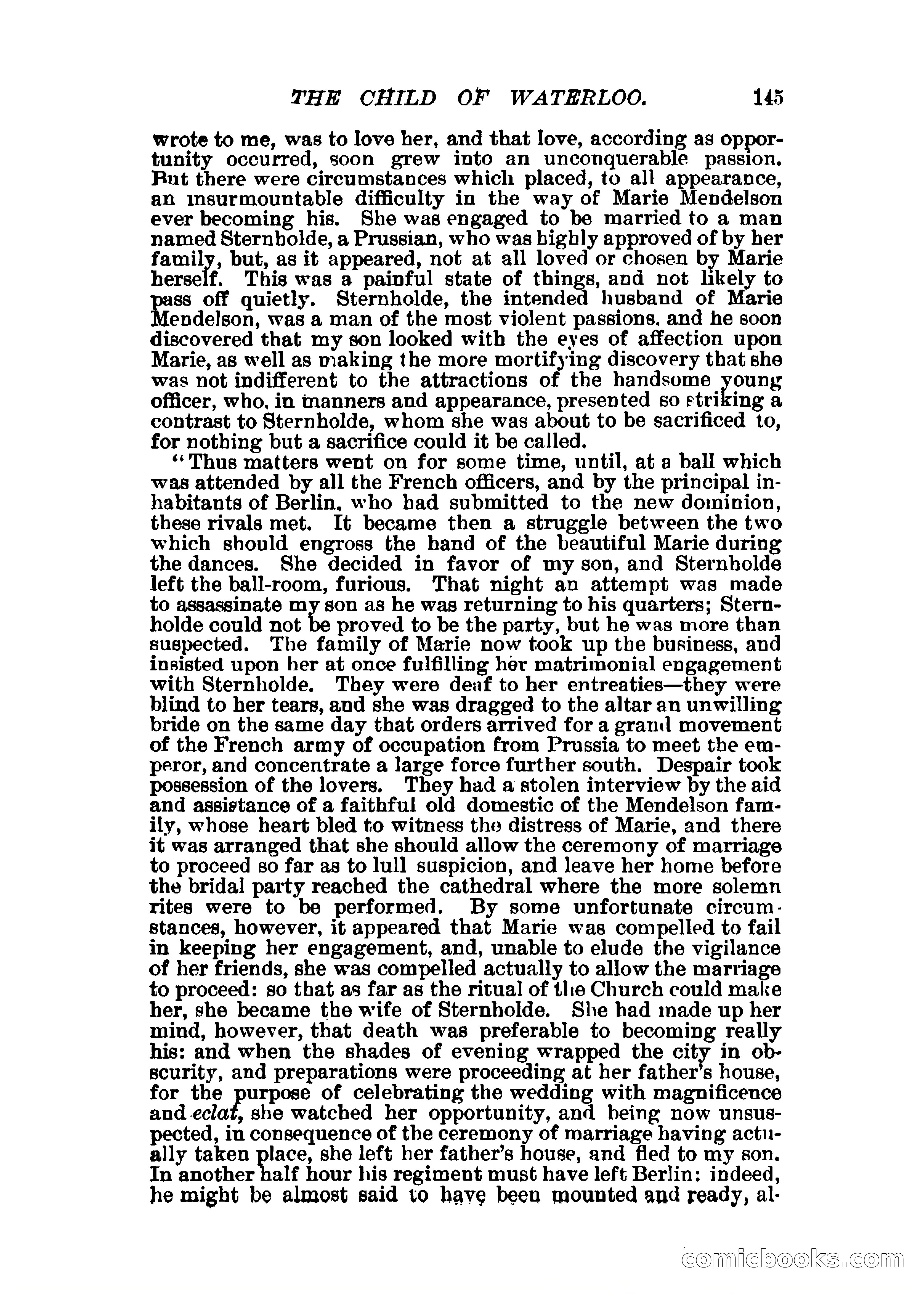 The Child of Waterloo, or, The Horrors of the Battle-Field — page 148 of 308