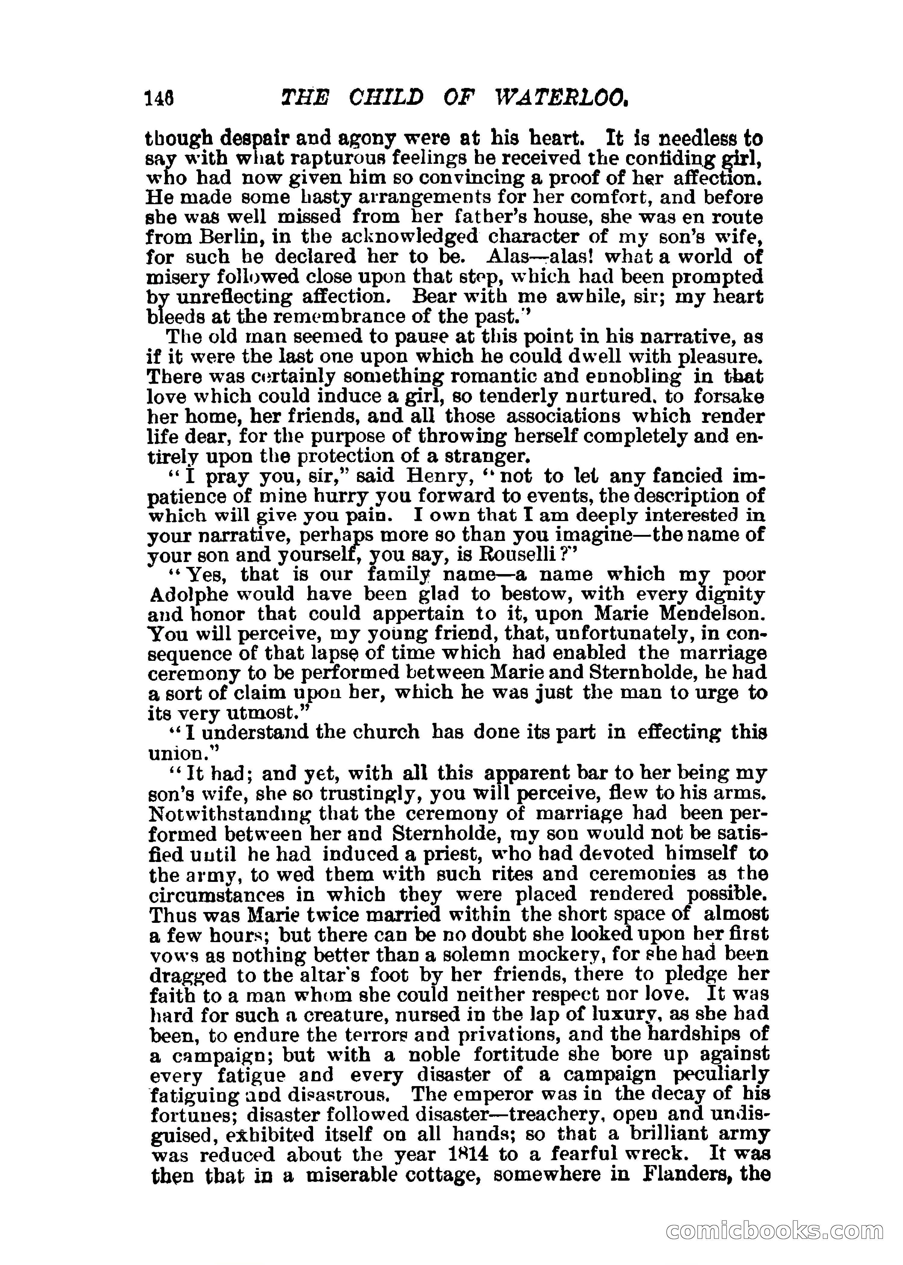 The Child of Waterloo, or, The Horrors of the Battle-Field — page 149 of 308