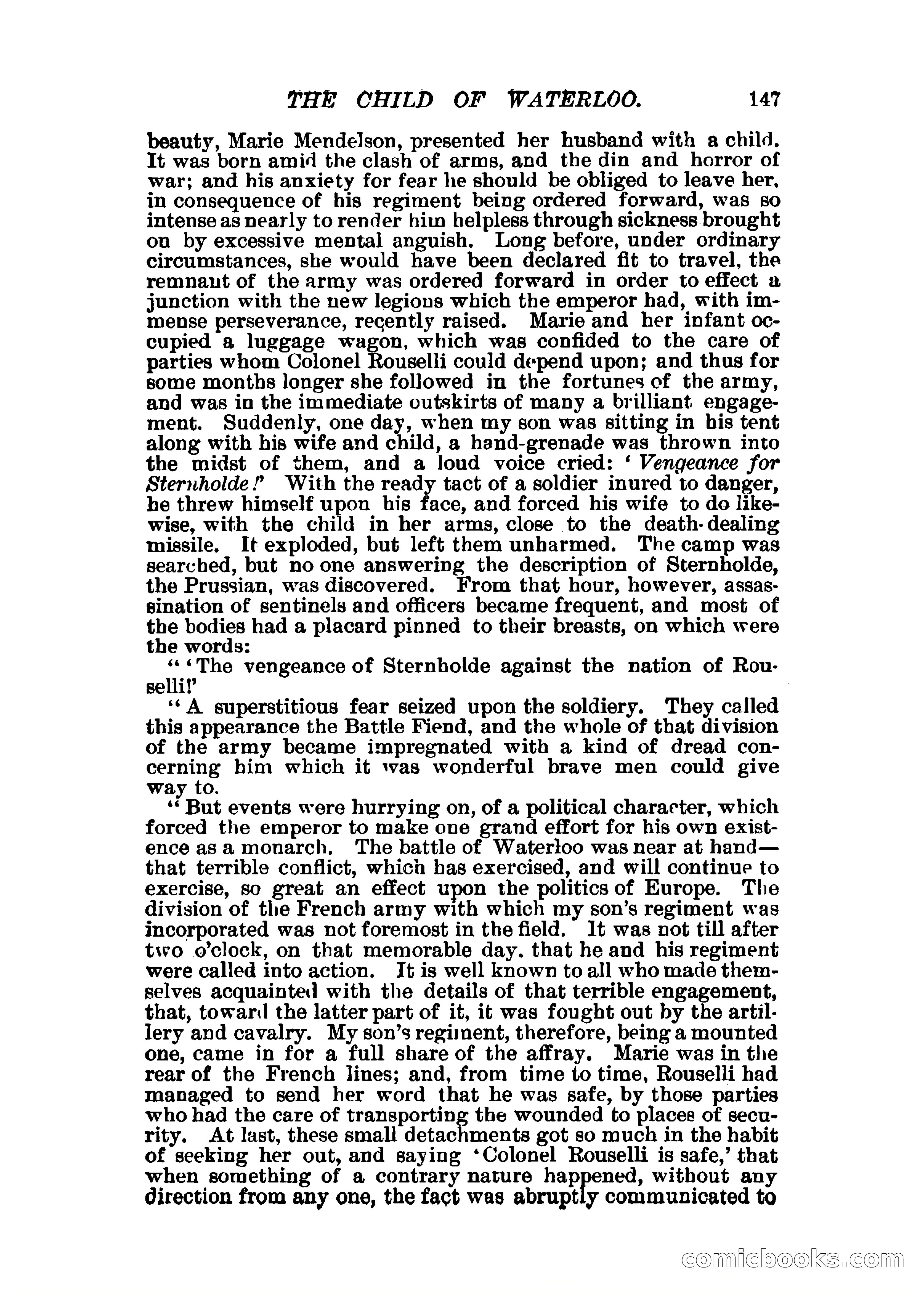 The Child of Waterloo, or, The Horrors of the Battle-Field — page 150 of 308