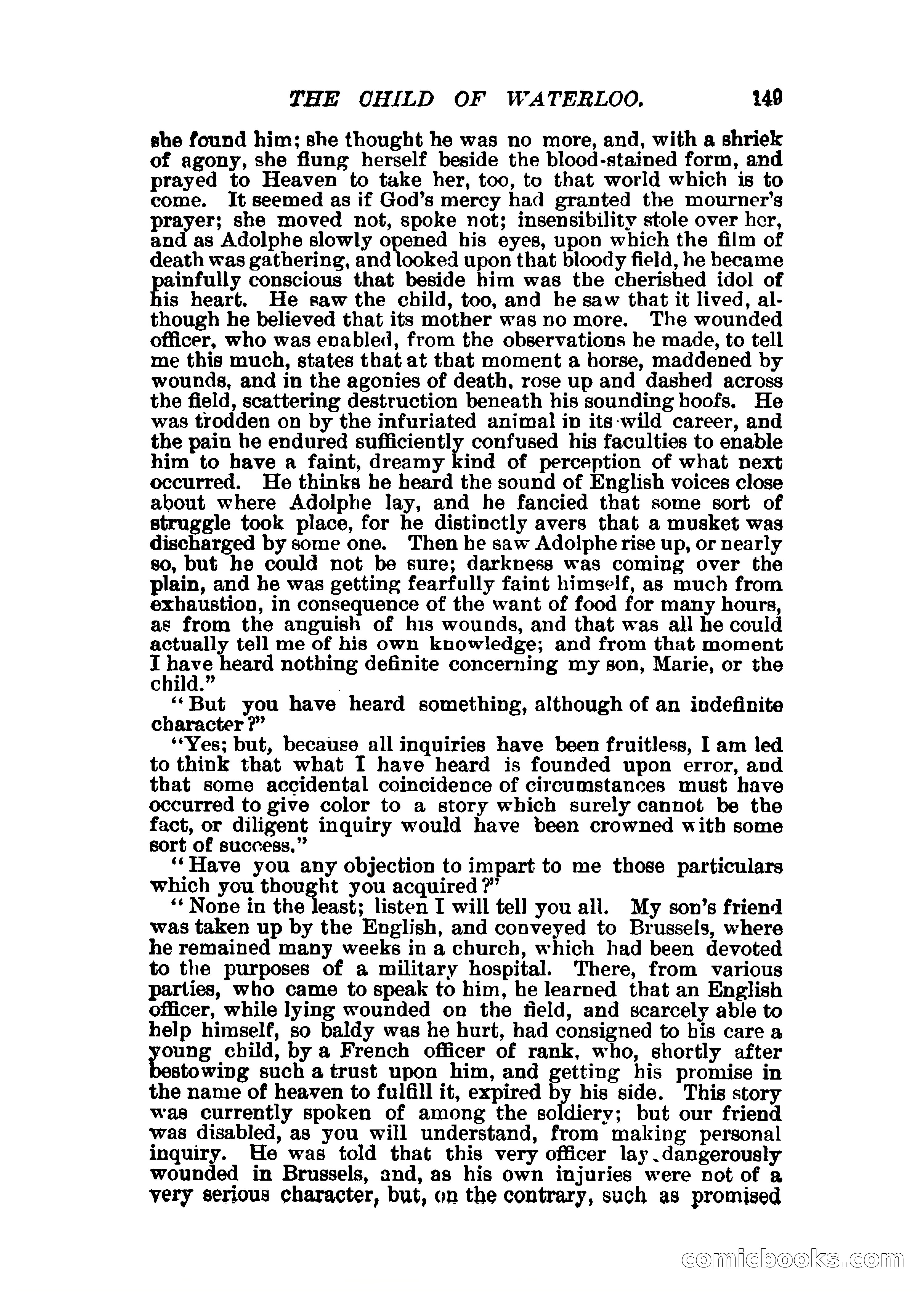 The Child of Waterloo, or, The Horrors of the Battle-Field — page 152 of 308