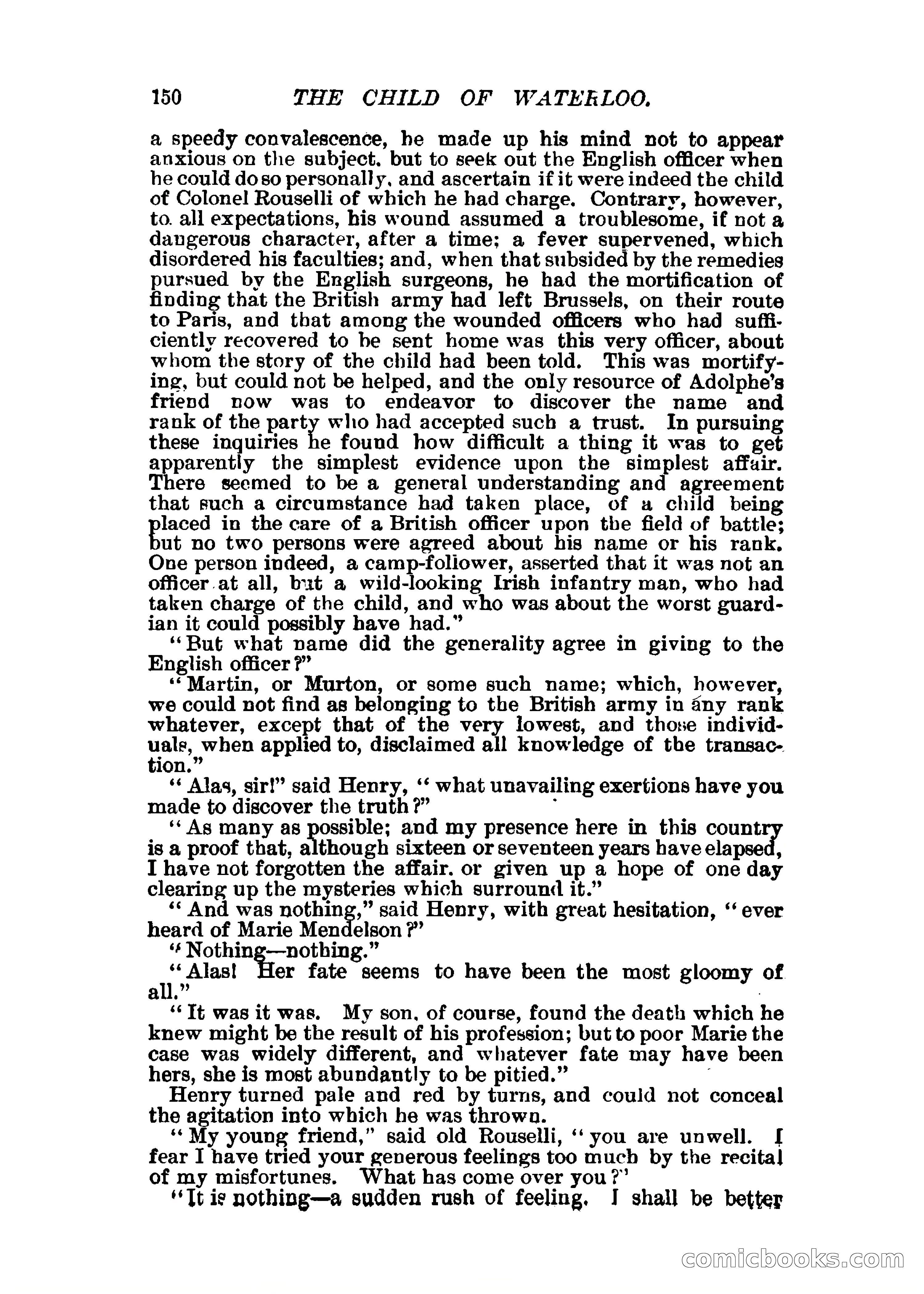 The Child of Waterloo, or, The Horrors of the Battle-Field — page 153 of 308