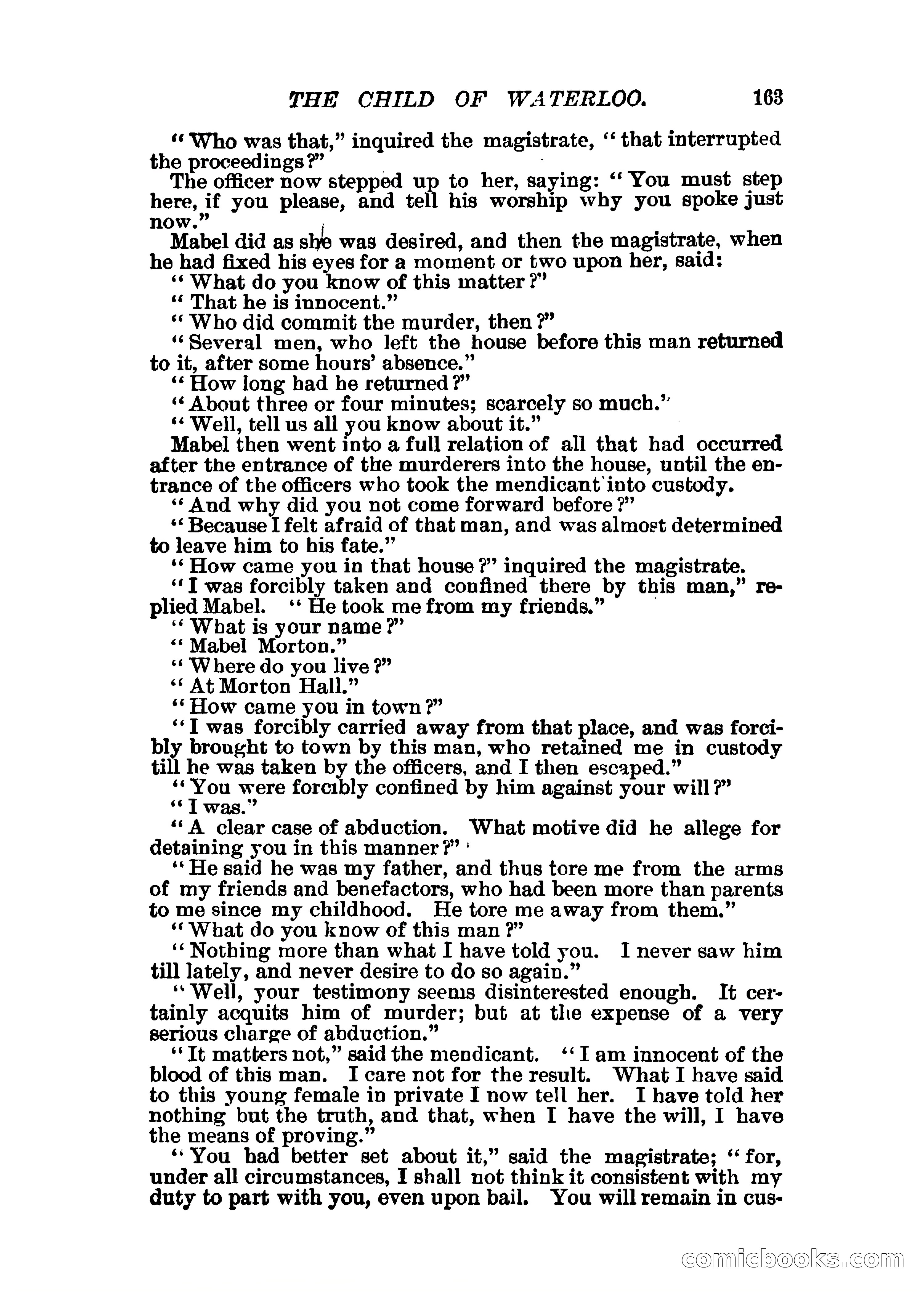 The Child of Waterloo, or, The Horrors of the Battle-Field — page 166 of 308