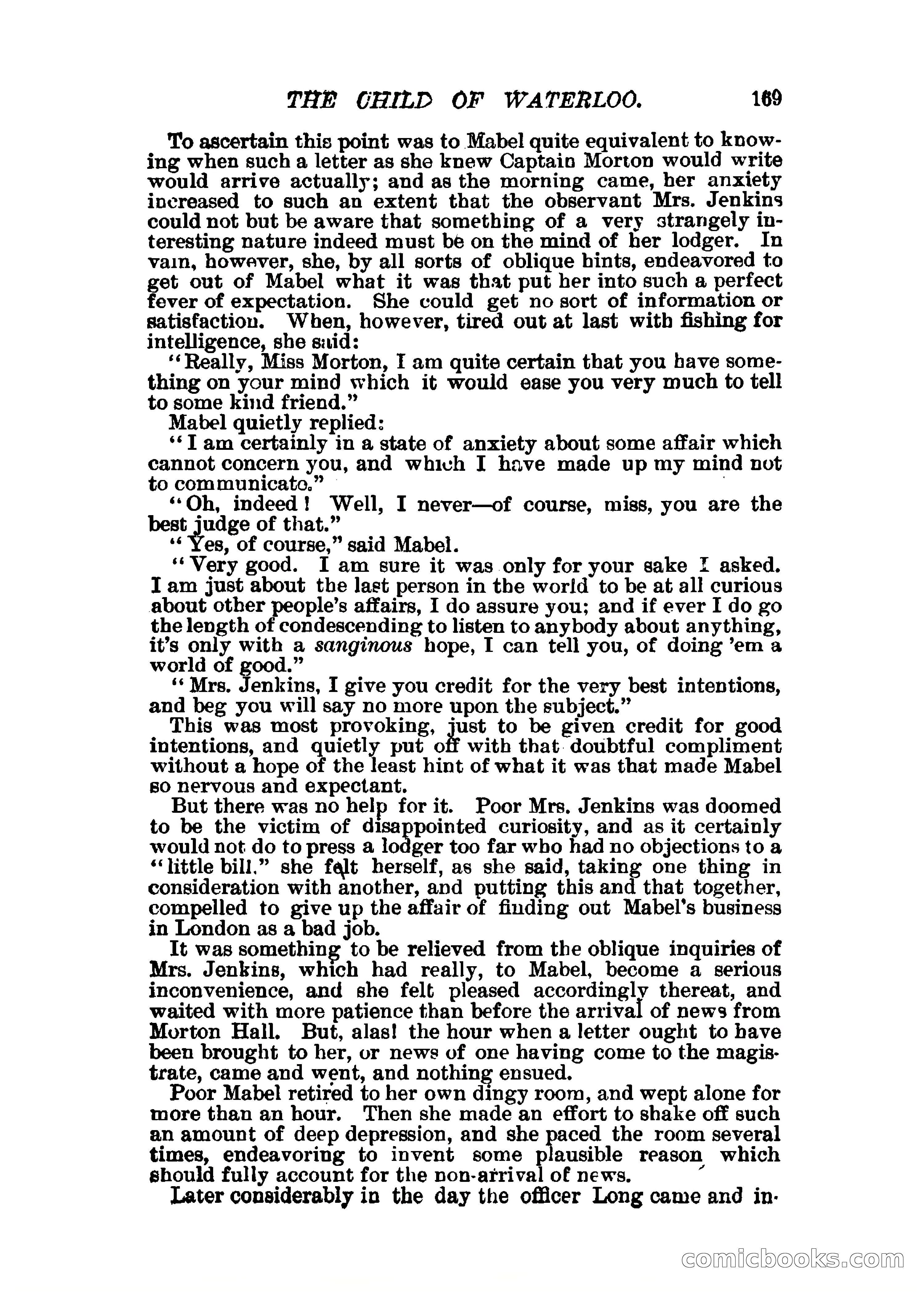 The Child of Waterloo, or, The Horrors of the Battle-Field — page 172 of 308