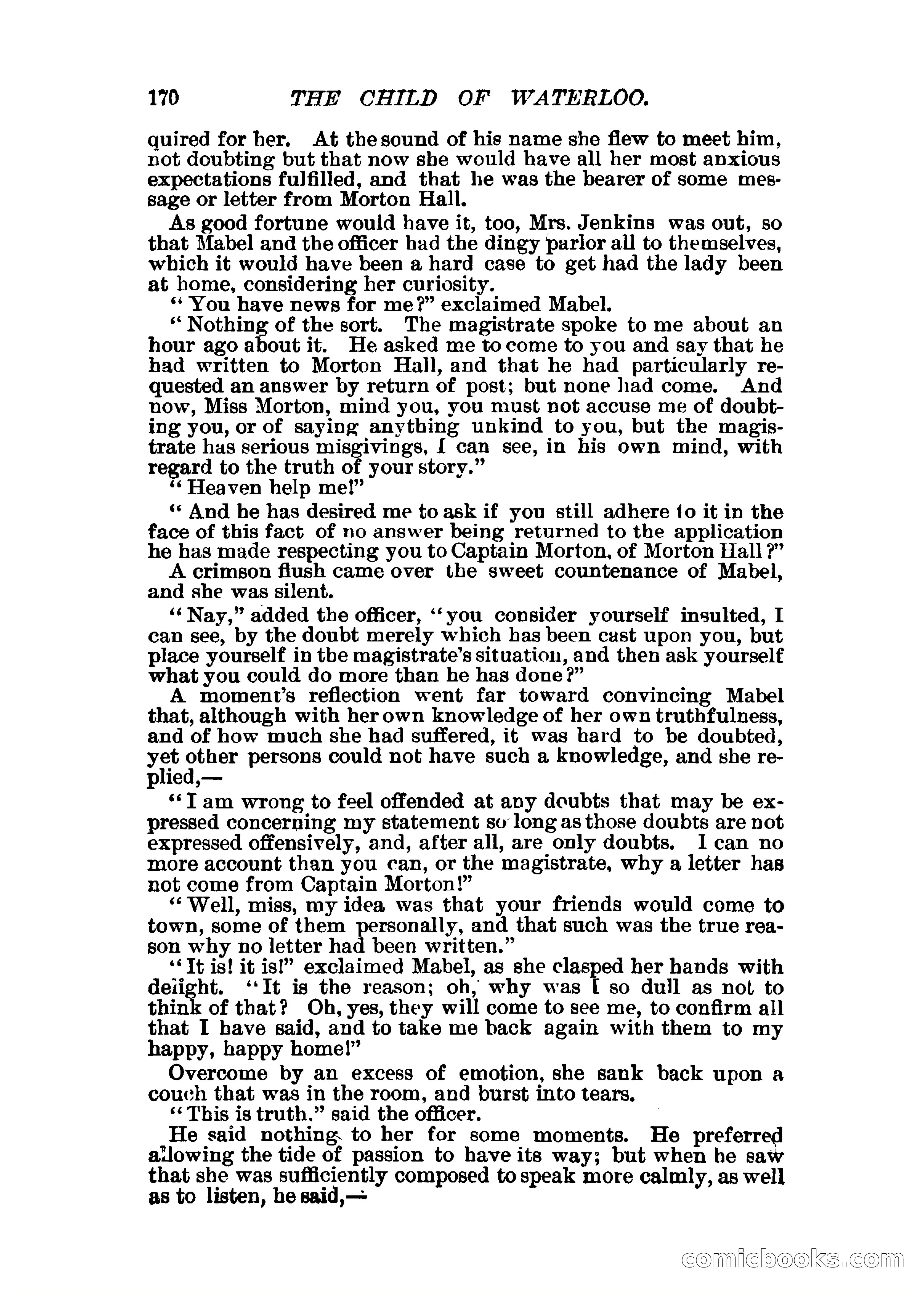 The Child of Waterloo, or, The Horrors of the Battle-Field — page 173 of 308