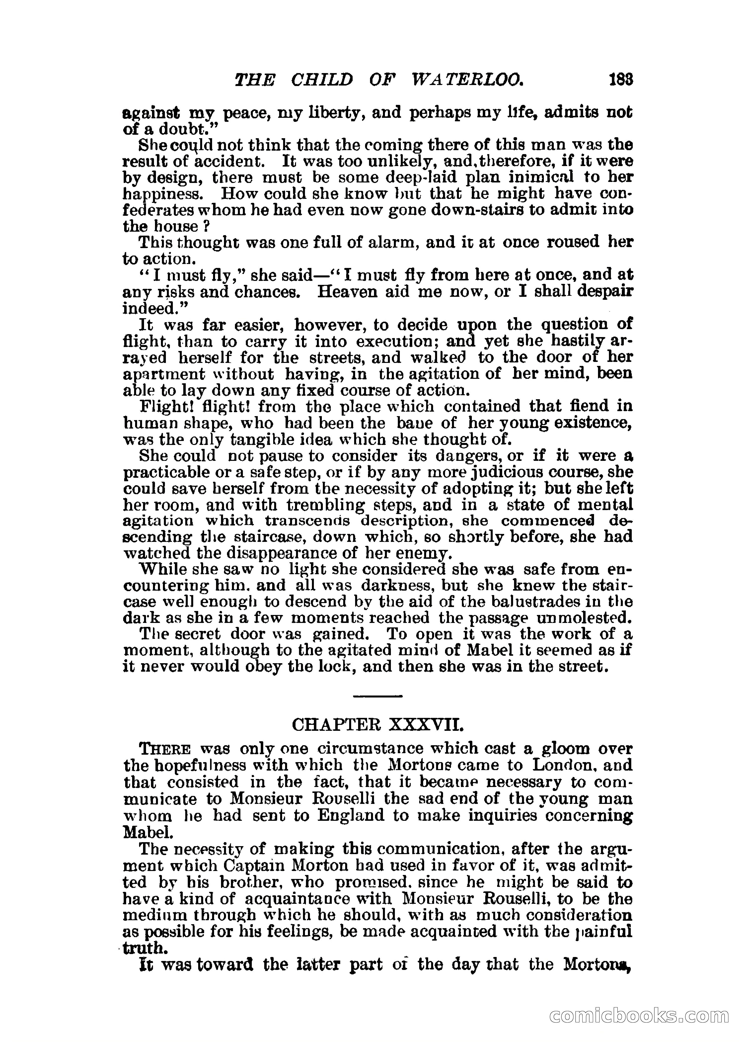 The Child of Waterloo, or, The Horrors of the Battle-Field — page 186 of 308