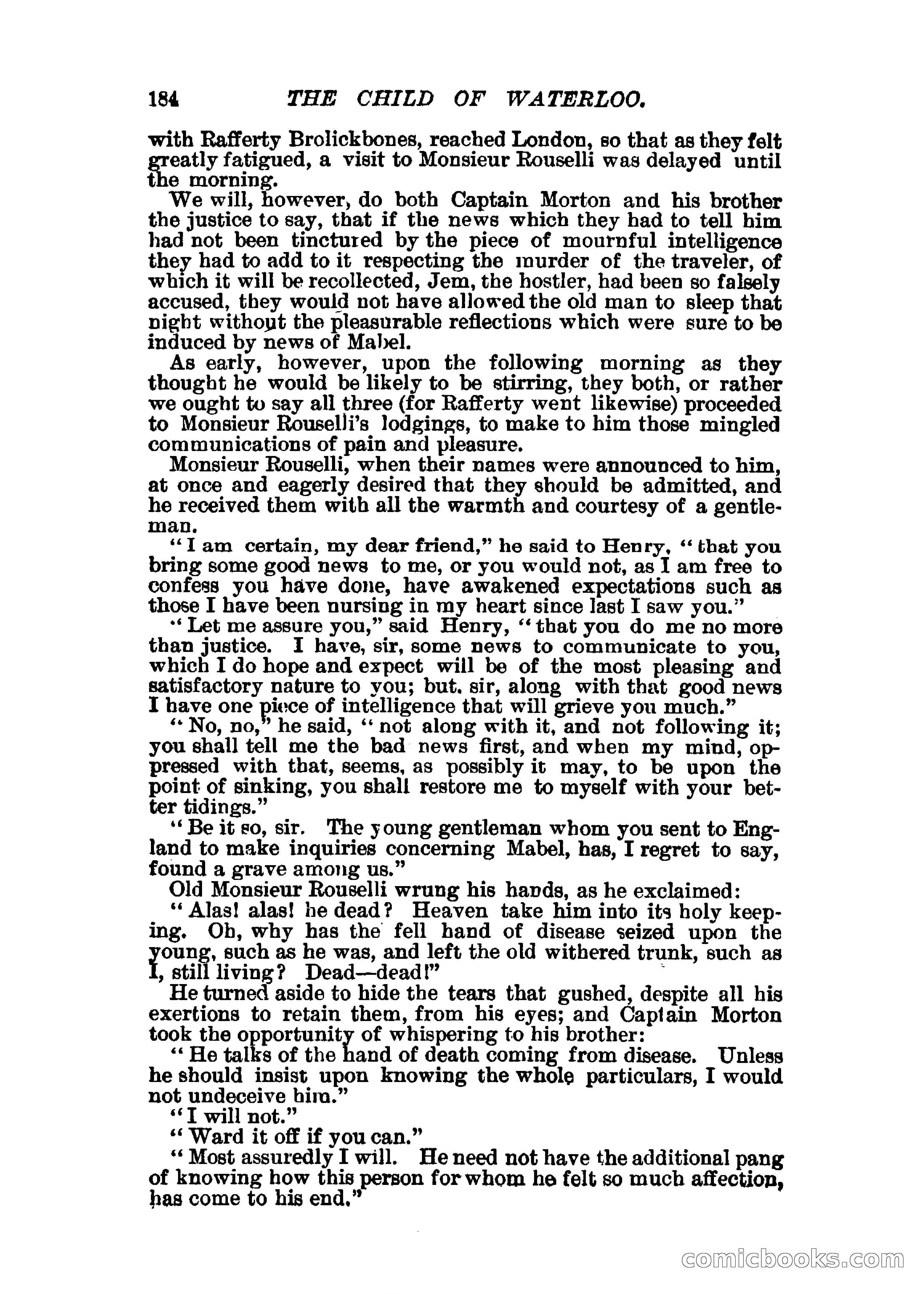 The Child of Waterloo, or, The Horrors of the Battle-Field — page 187 of 308