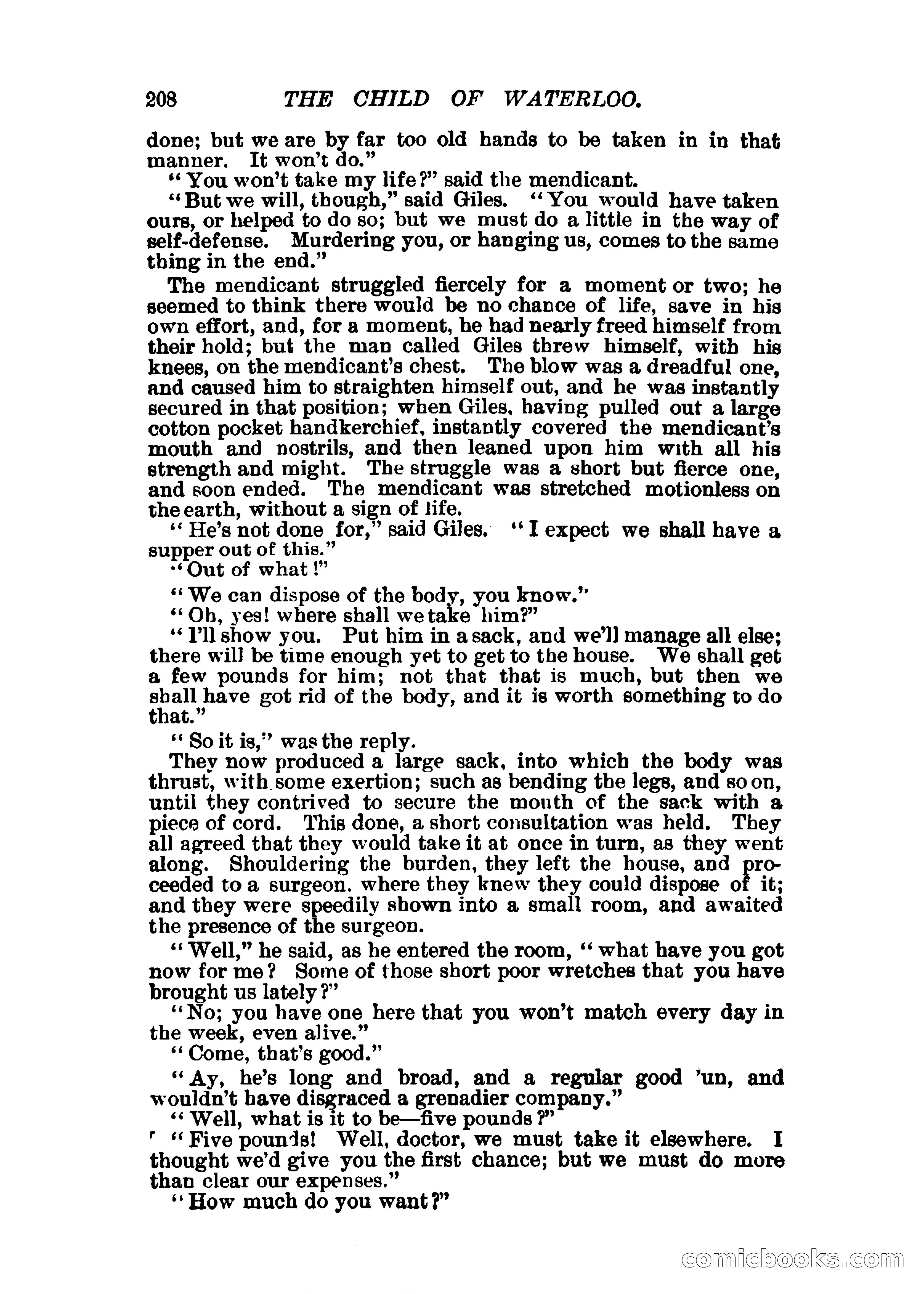 The Child of Waterloo, or, The Horrors of the Battle-Field — page 211 of 308