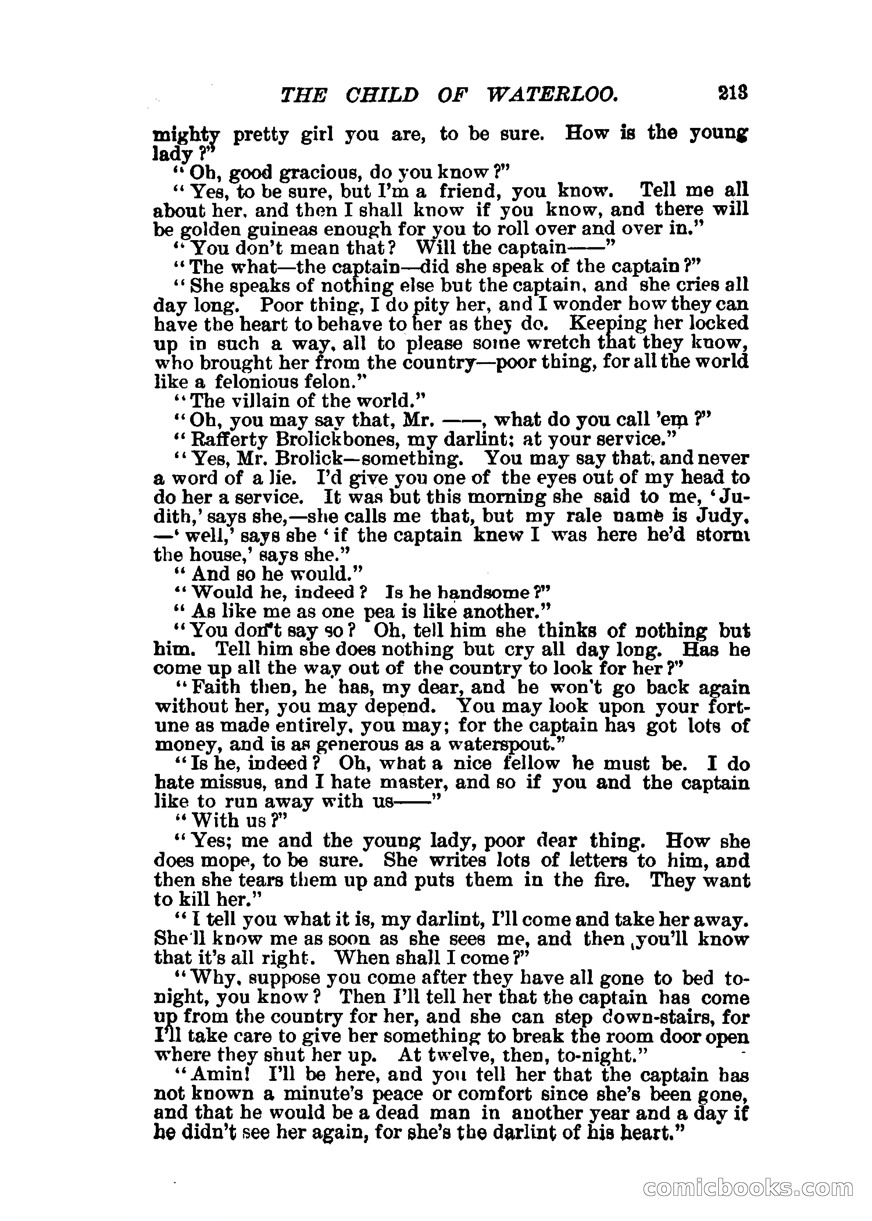 The Child of Waterloo, or, The Horrors of the Battle-Field — page 216 of 308