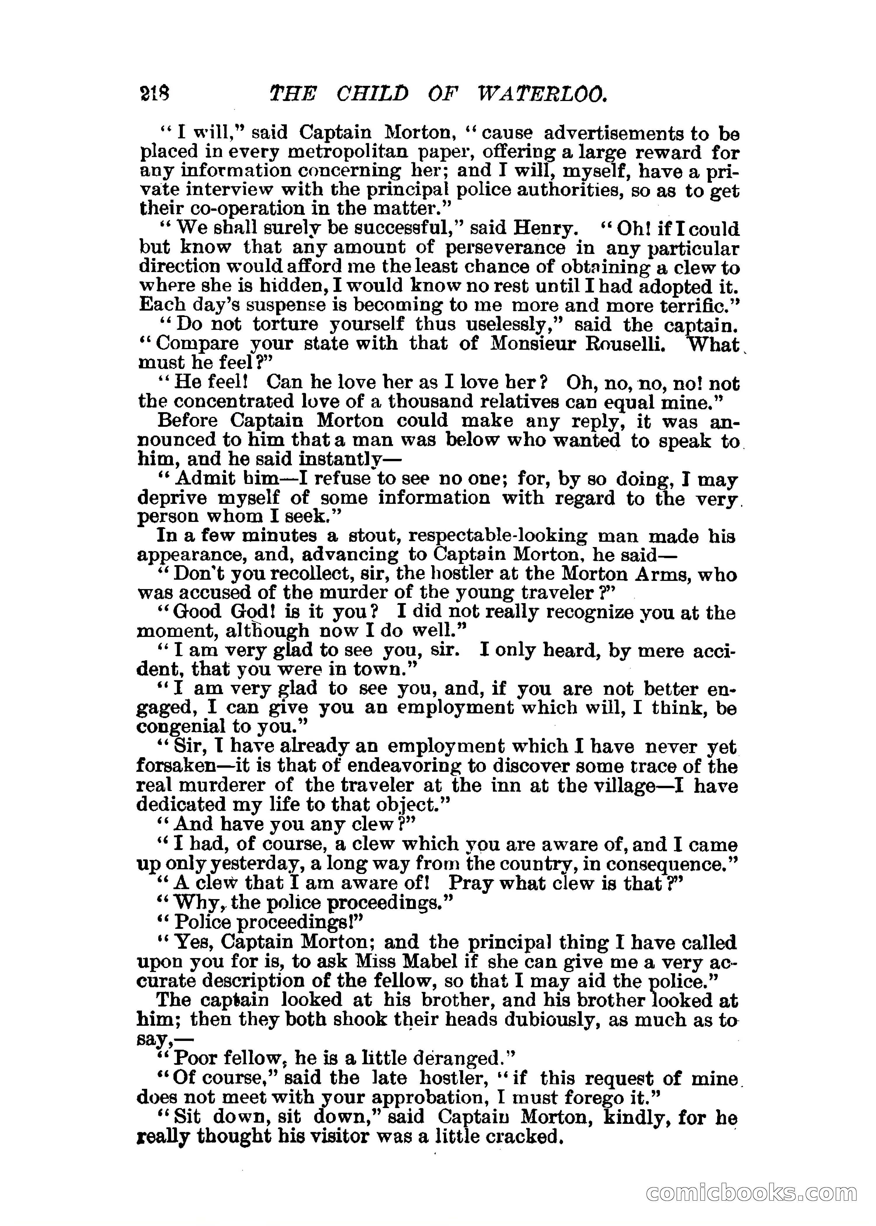 The Child of Waterloo, or, The Horrors of the Battle-Field — page 221 of 308