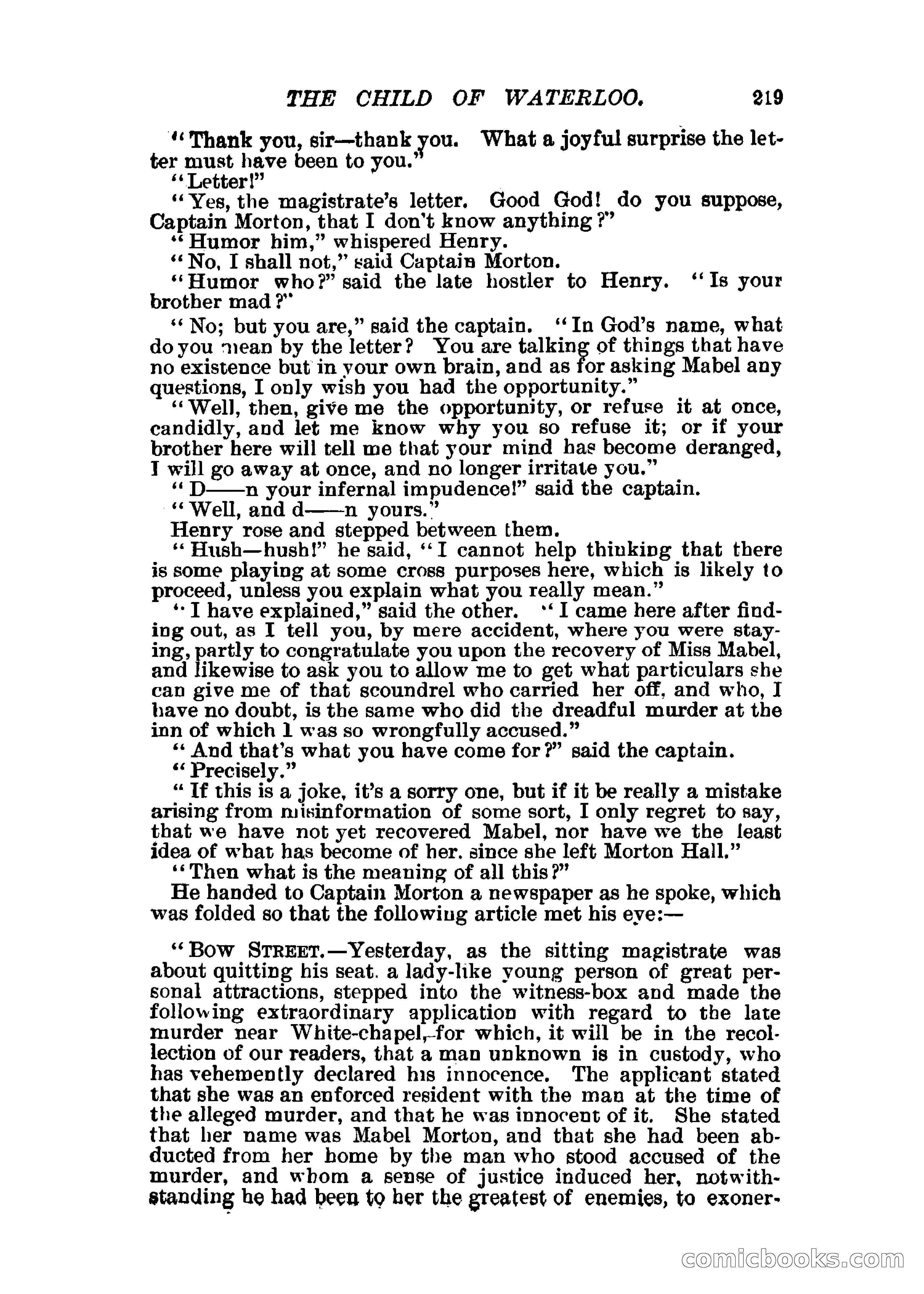 The Child of Waterloo, or, The Horrors of the Battle-Field — page 222 of 308