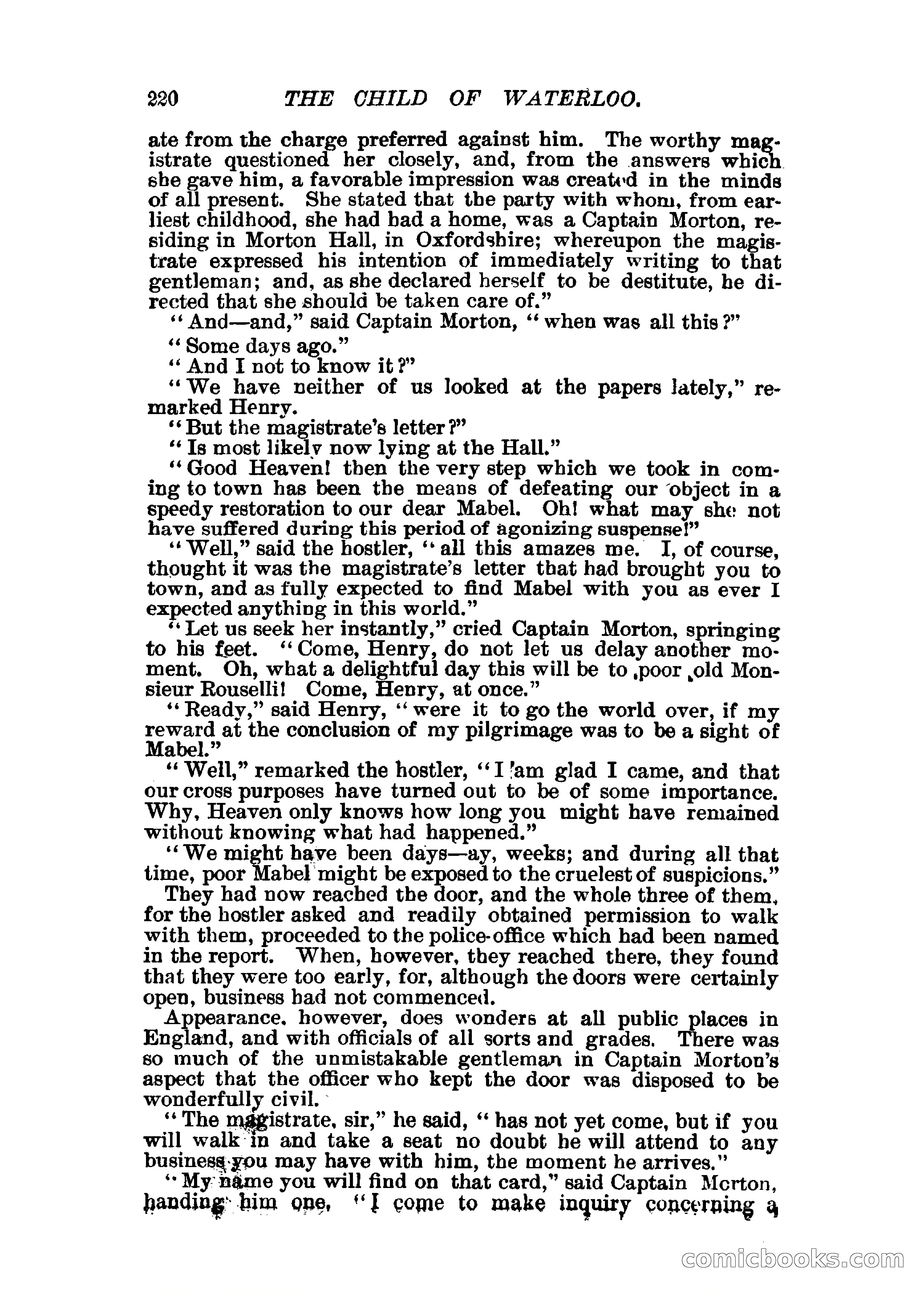 The Child of Waterloo, or, The Horrors of the Battle-Field — page 223 of 308