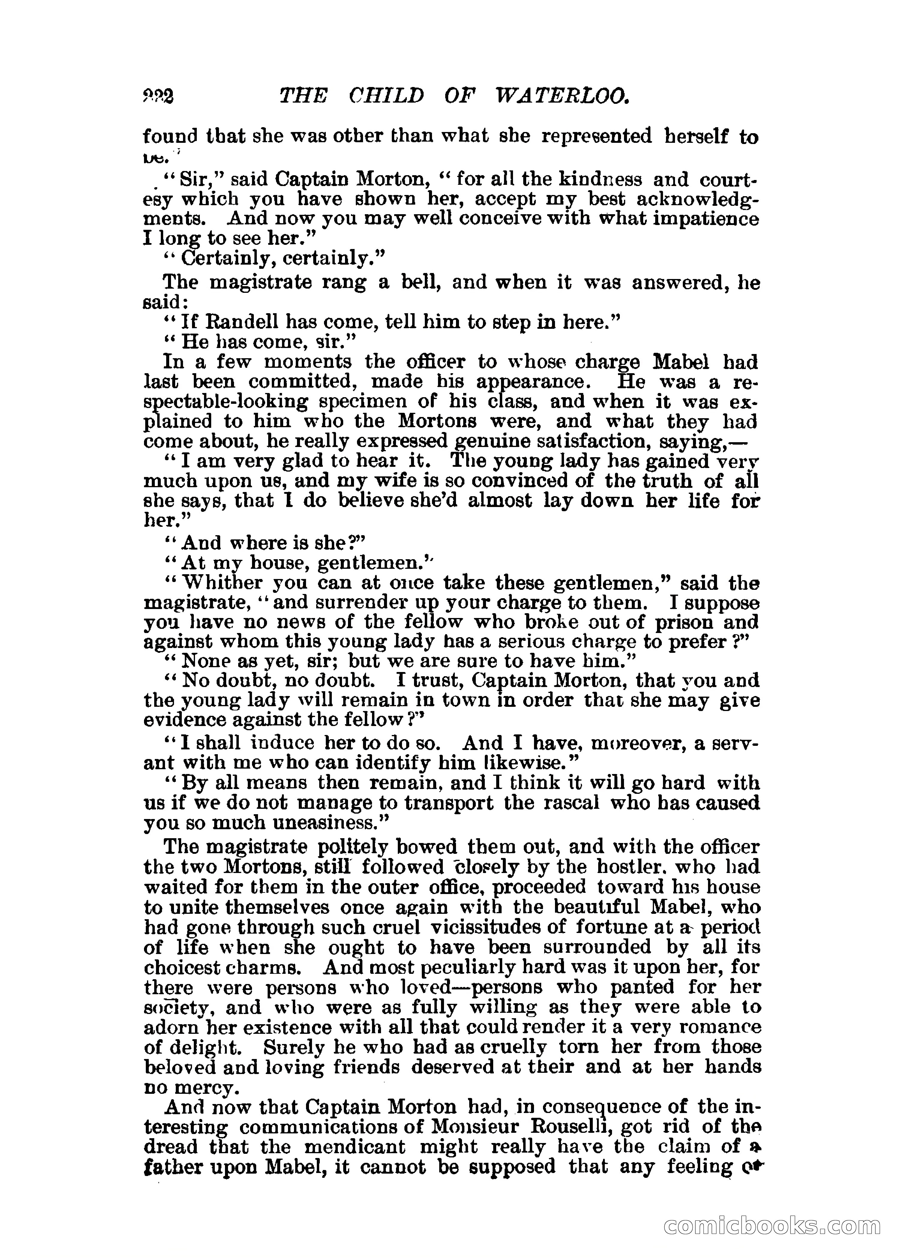 The Child of Waterloo, or, The Horrors of the Battle-Field — page 225 of 308