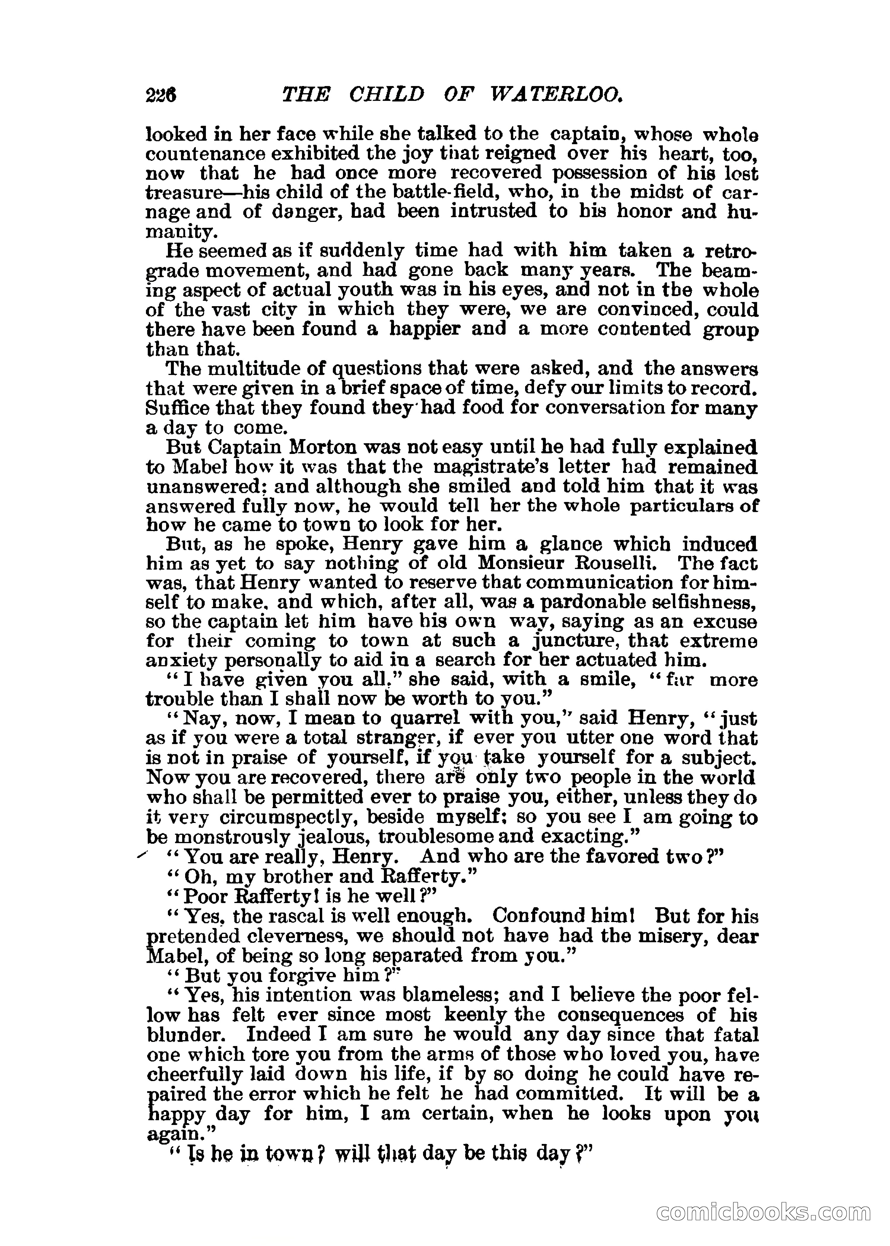 The Child of Waterloo, or, The Horrors of the Battle-Field — page 229 of 308