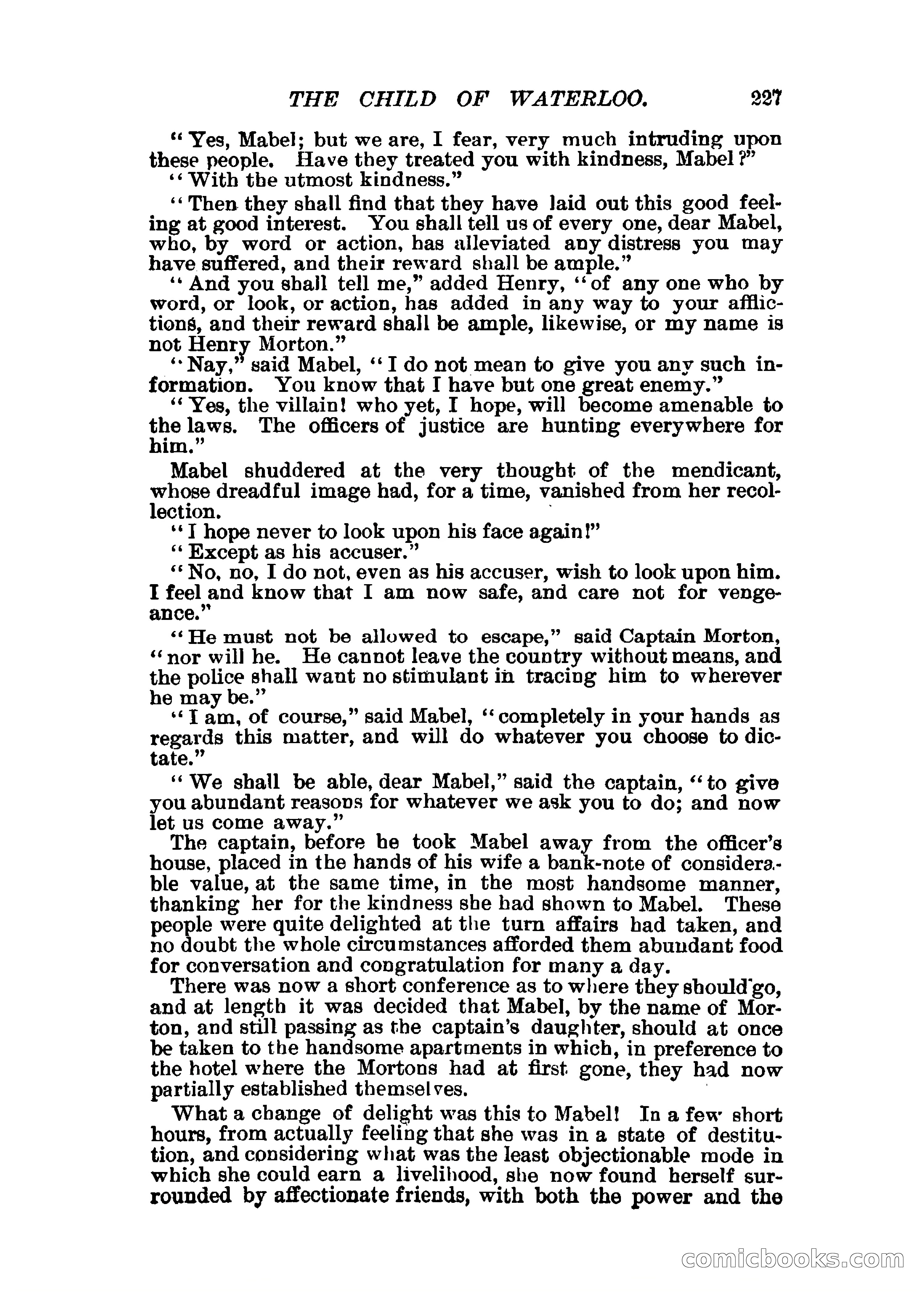 The Child of Waterloo, or, The Horrors of the Battle-Field — page 230 of 308